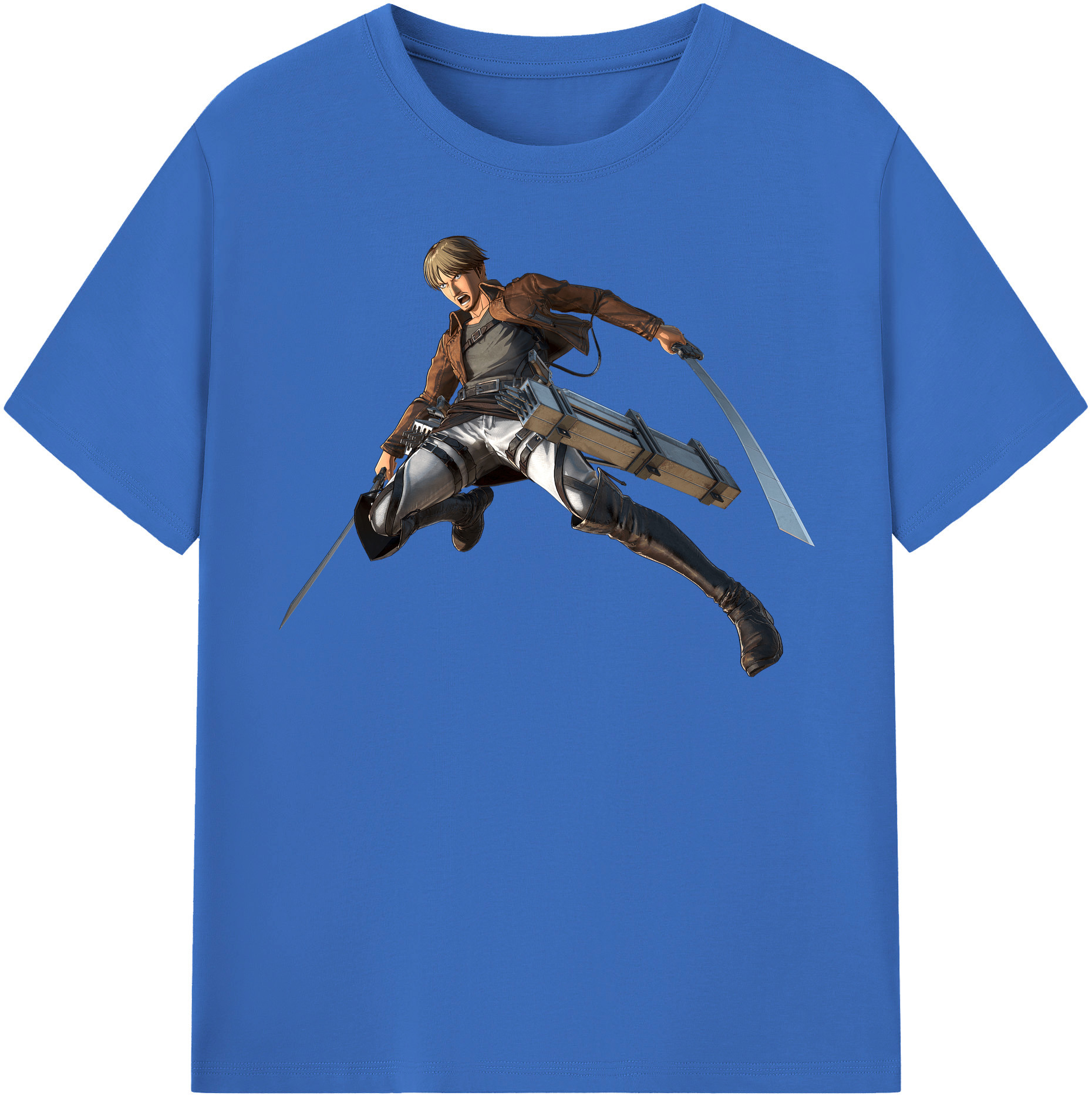 （画像用） 進撃の巨人 Attack on Titan 綿100％半袖Tシャツ（フロントプリント）