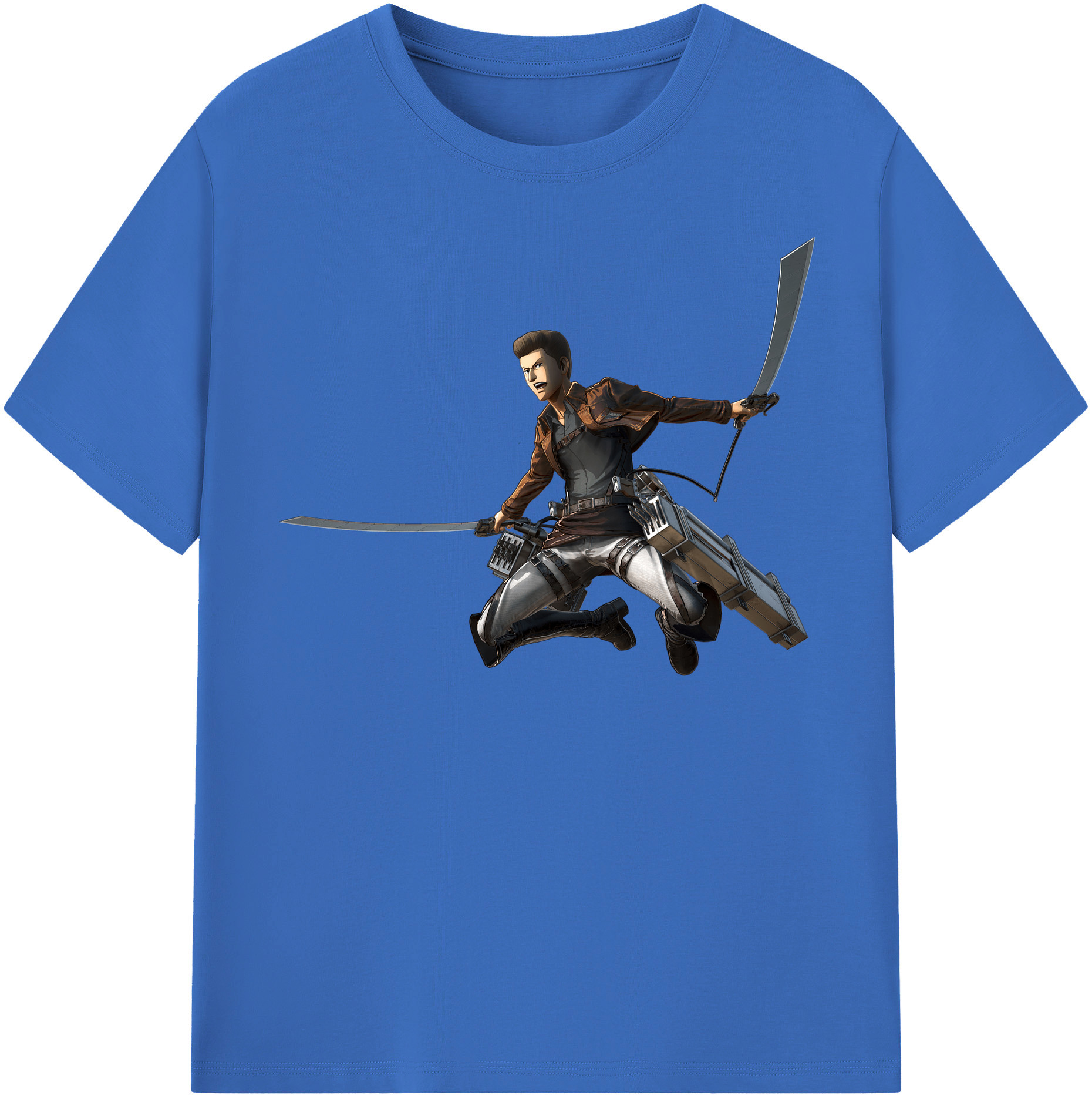 （画像用） 進撃の巨人 Attack on Titan 綿100％半袖Tシャツ（フロントプリント）
