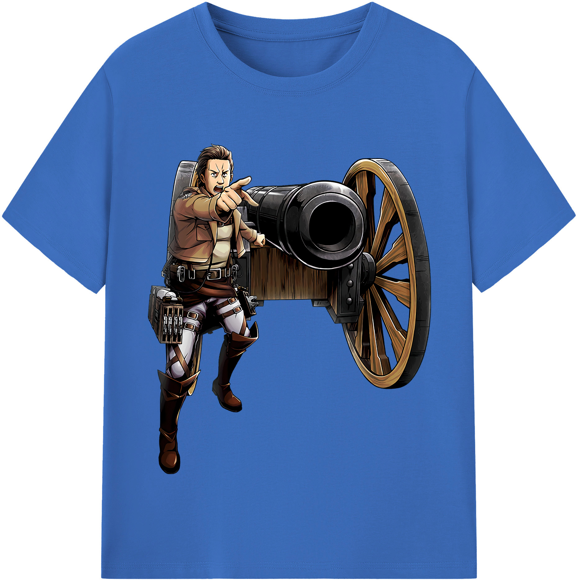 （画像用） 進撃の巨人 Attack on Titan 綿100％半袖Tシャツ（フロントプリント）