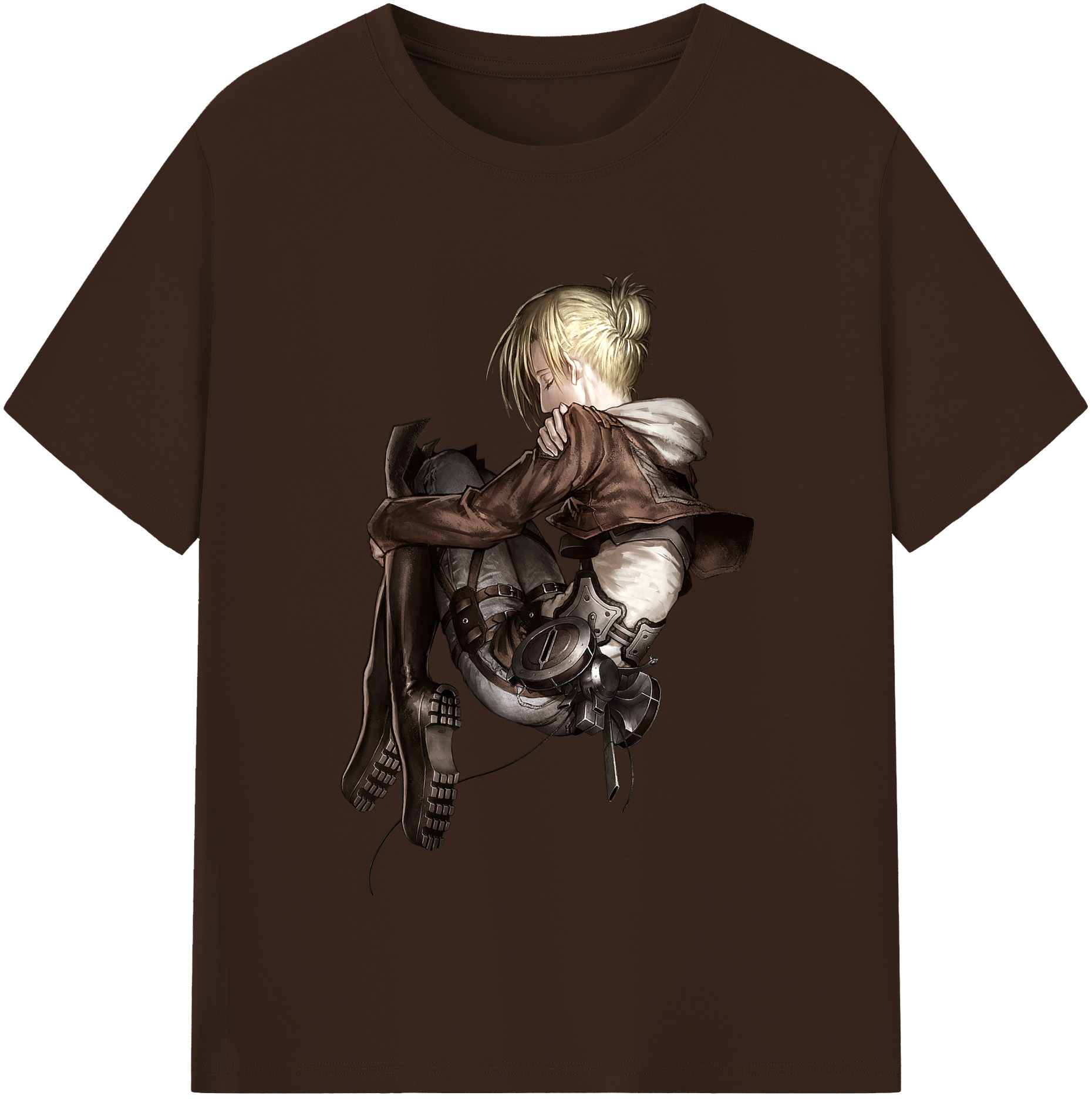 （画像用） 進撃の巨人 アニ・レオンハート Attack on Titan Annie Leonhart 綿100％半袖Tシャツ（フロントプリント）