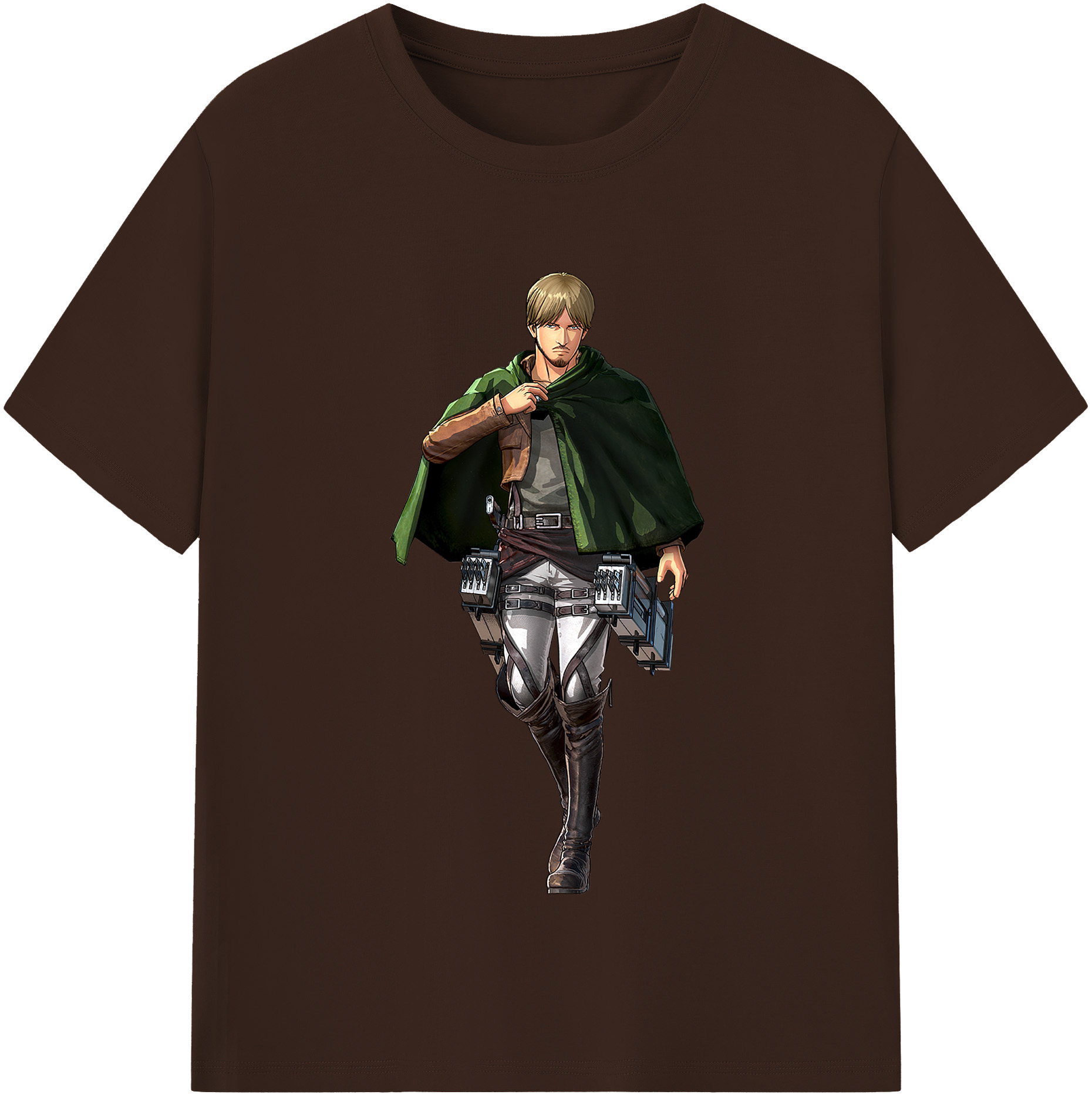 （画像用） 進撃の巨人 ミケ·ザカリアス Attack on Titan Mike Zakarius 綿100％半袖Tシャツ（フロントプリント）