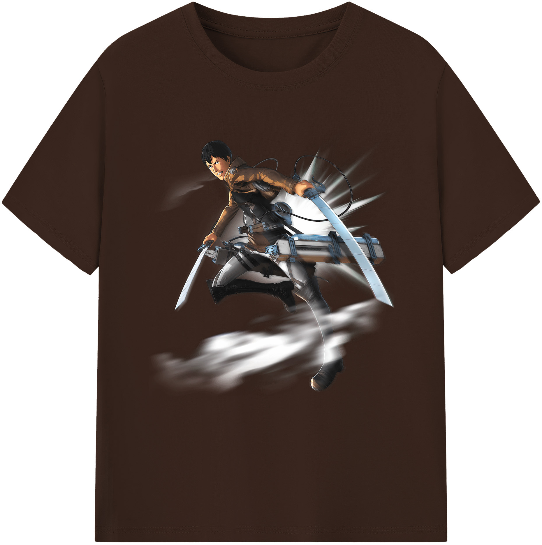 （画像用） 進撃の巨人 ベルトルト・フーバー Attack on Titan Bertholdt Hoover 綿100％半袖Tシャツ（フロントプリント）