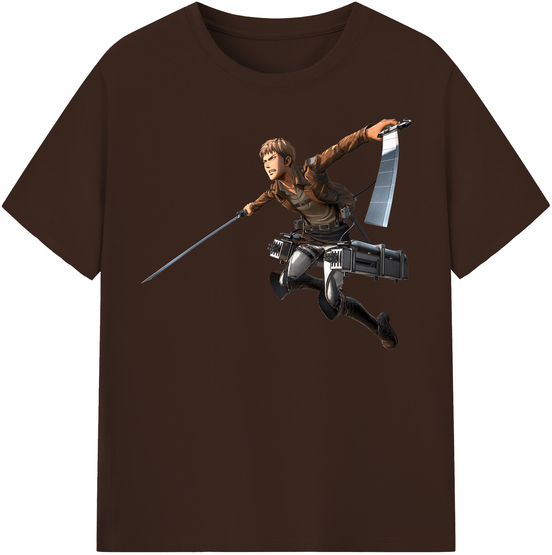 （画像用） 進撃の巨人 ジャン・キルシュタイン Attack on Titan Jean Kirstein 綿100％半袖Tシャツ（フロントプリント）