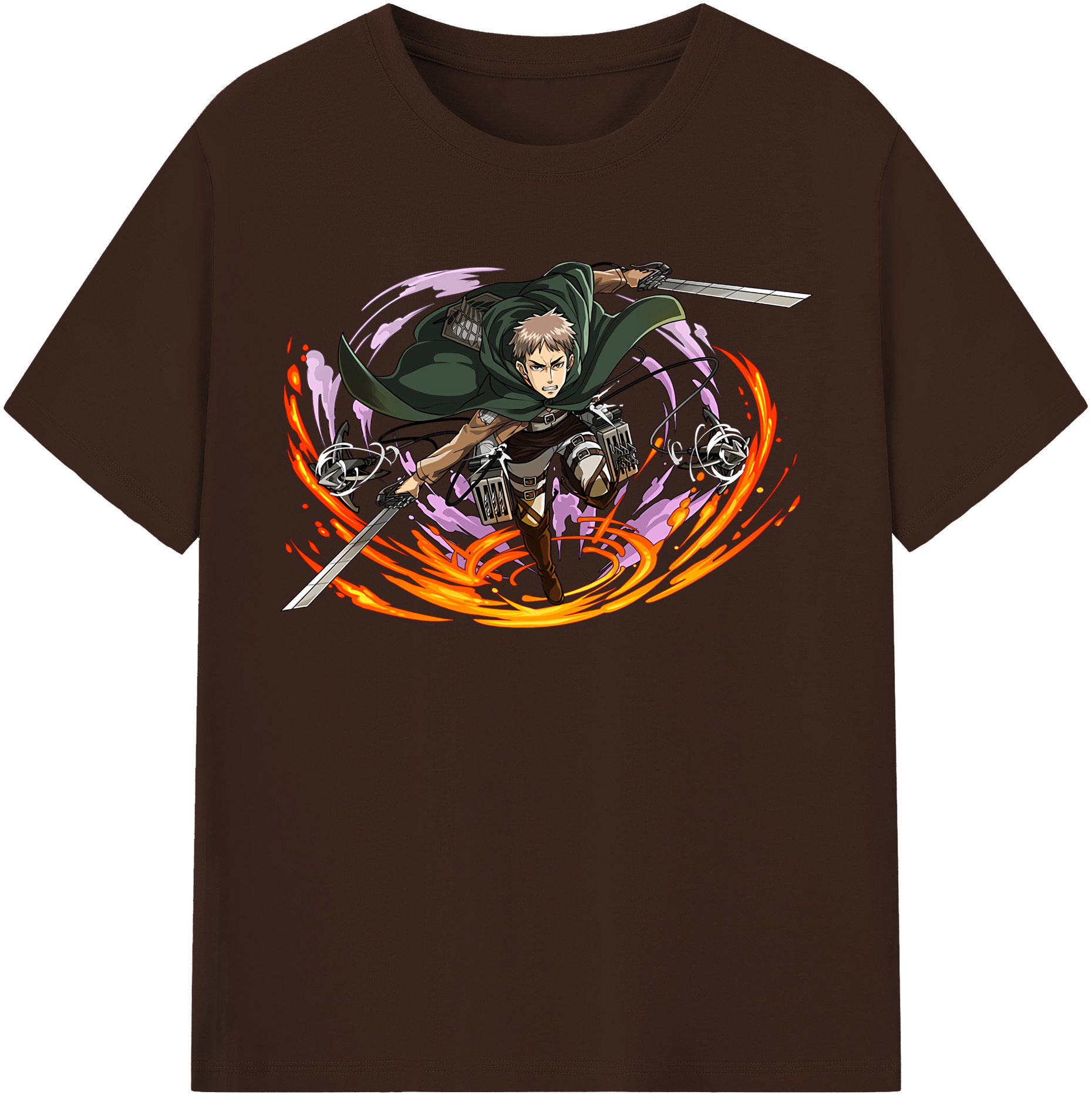 （画像用） 進撃の巨人 ジャン・キルシュタイン Attack on Titan Jean Kirstein 綿100％半袖Tシャツ（フロントプリント）