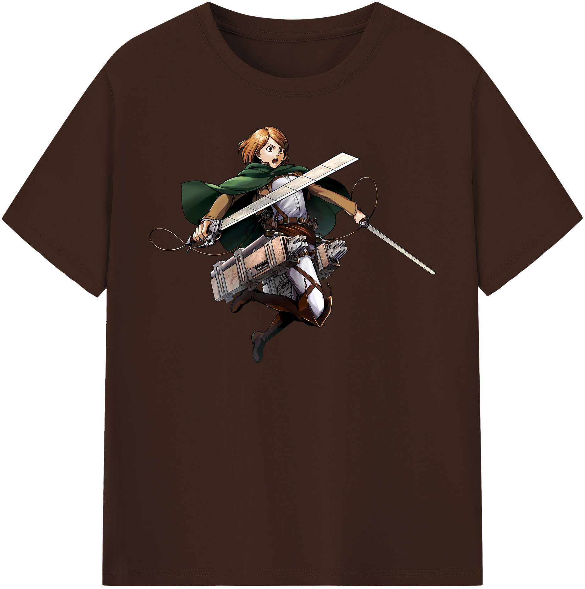 （画像用） 進撃の巨人 ペトラ·ラル Attack on Titan Petra Rall 綿100％半袖Tシャツ（フロントプリント）