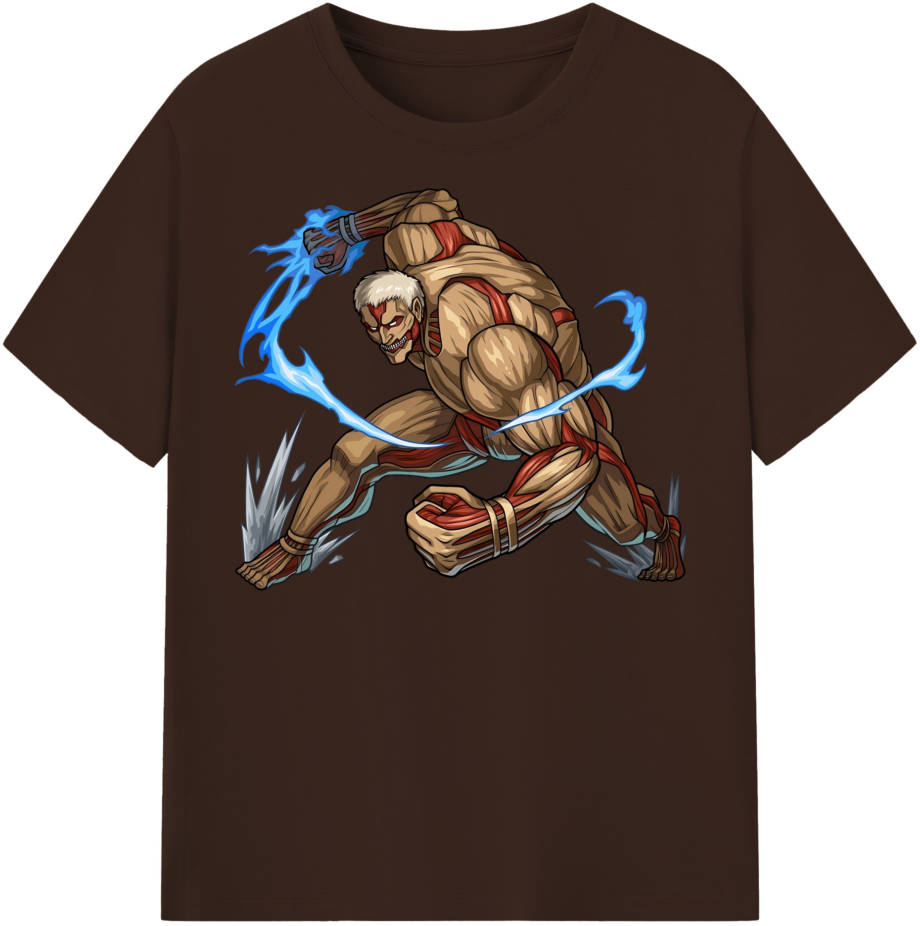 （画像用） 進撃の巨人 Attack on Titan 綿100％半袖Tシャツ（フロントプリント）