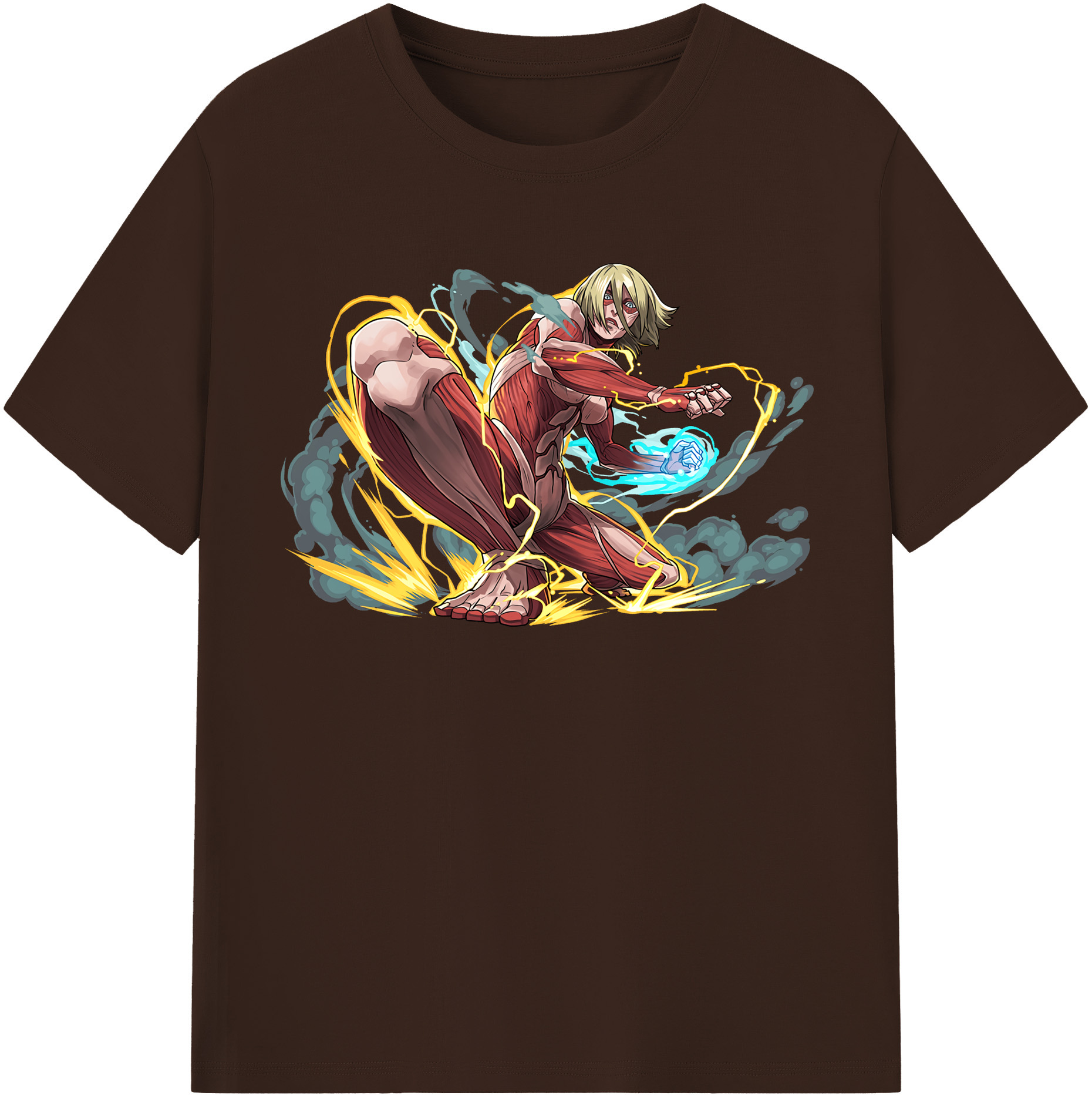 （画像用） 進撃の巨人 Attack on Titan 綿100％半袖Tシャツ（フロントプリント）