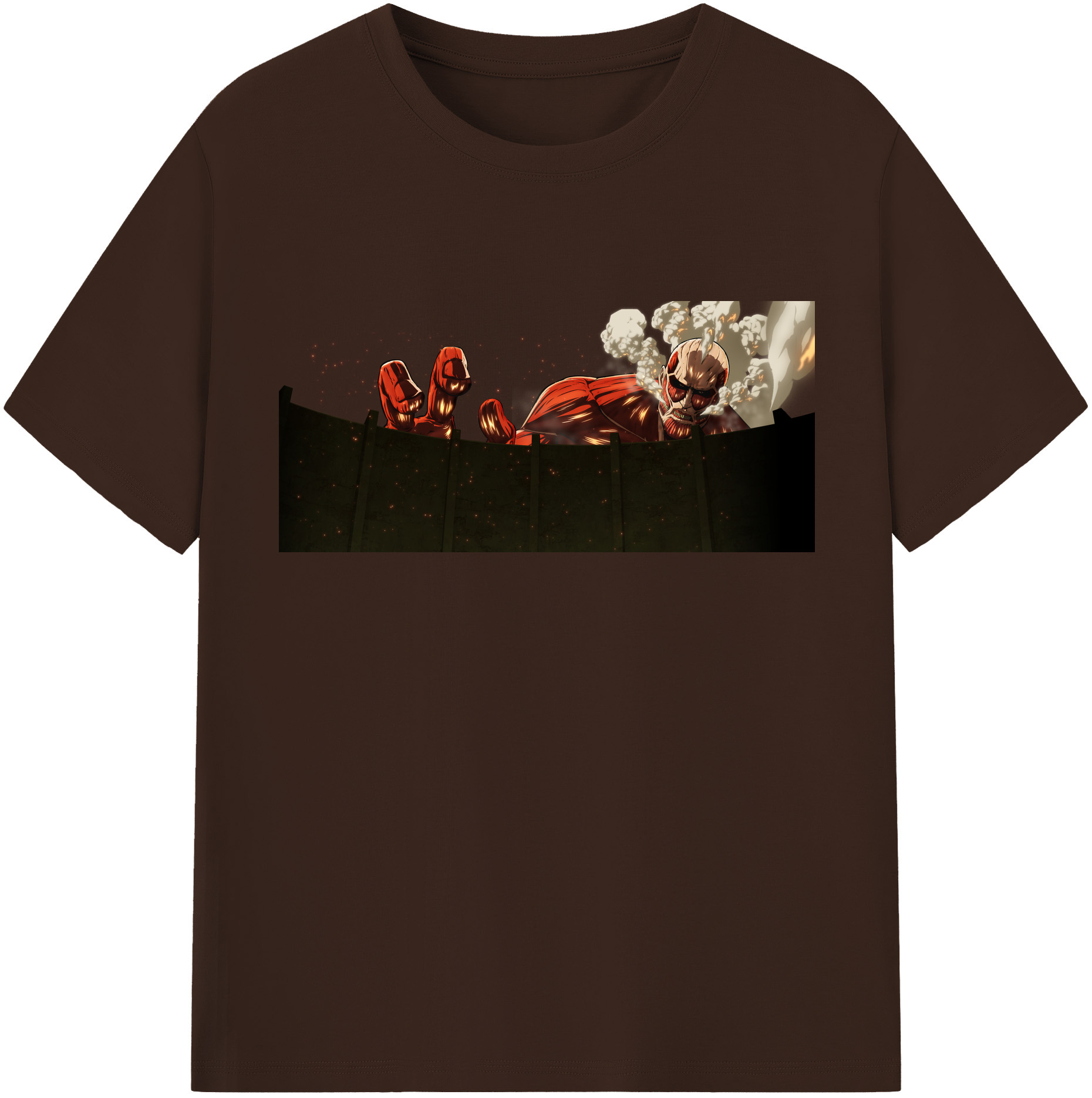 （画像用） 進撃の巨人 Attack on Titan 綿100％半袖Tシャツ（フロントプリント）