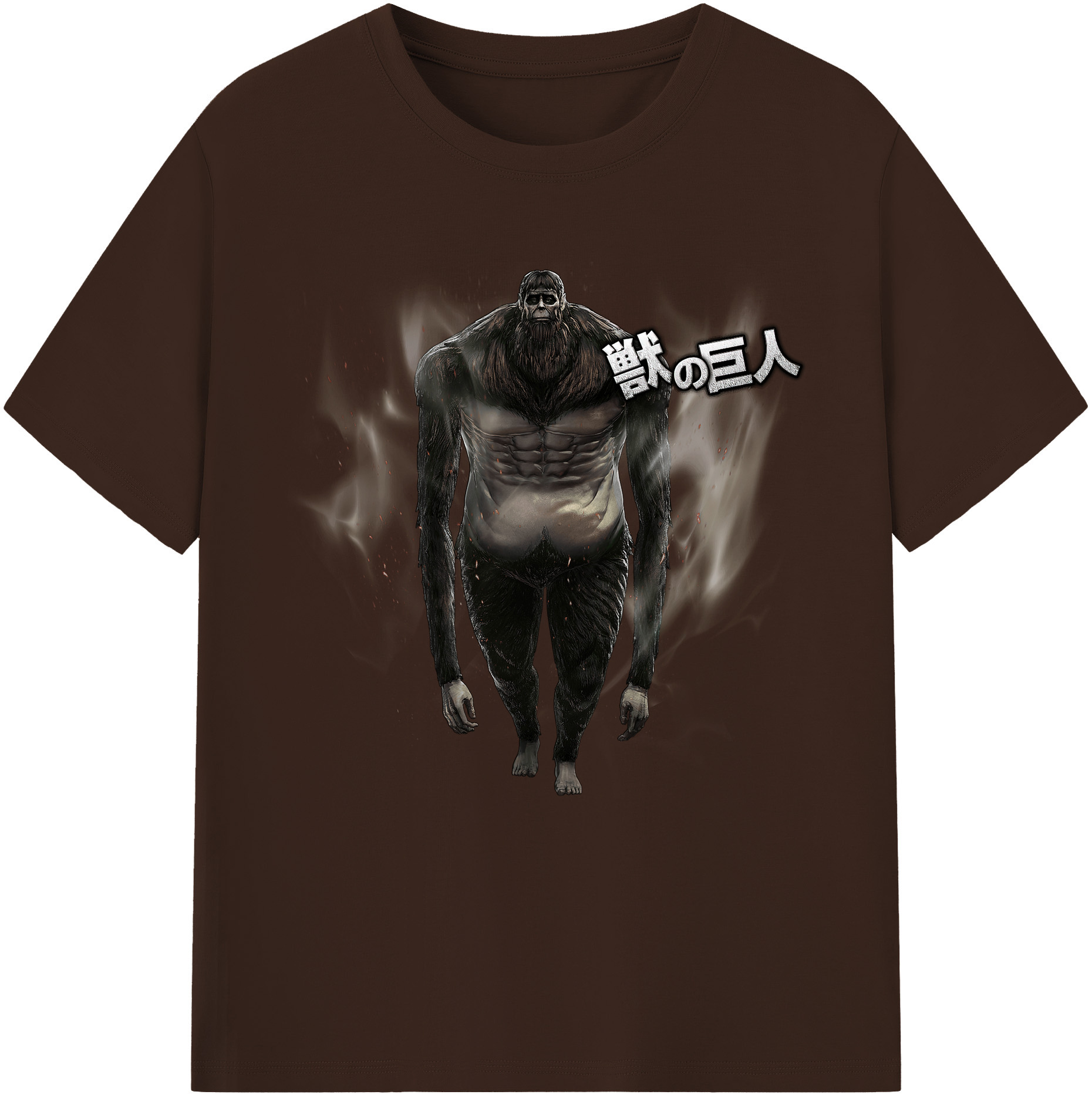 （画像用） 進撃の巨人 Attack on Titan 綿100％半袖Tシャツ（フロントプリント）
