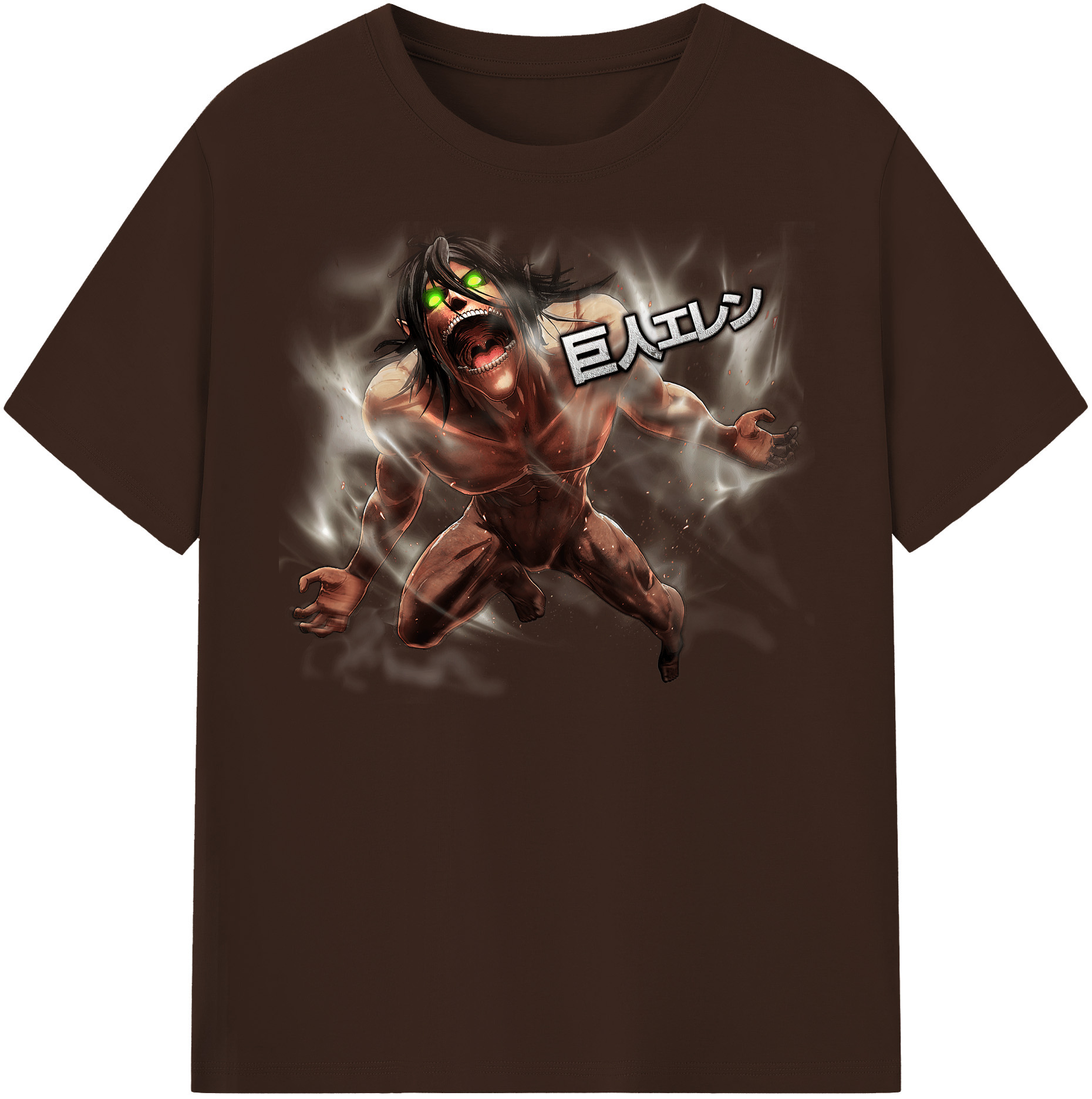 （画像用） 進撃の巨人 Attack on Titan 綿100％半袖Tシャツ（フロントプリント）