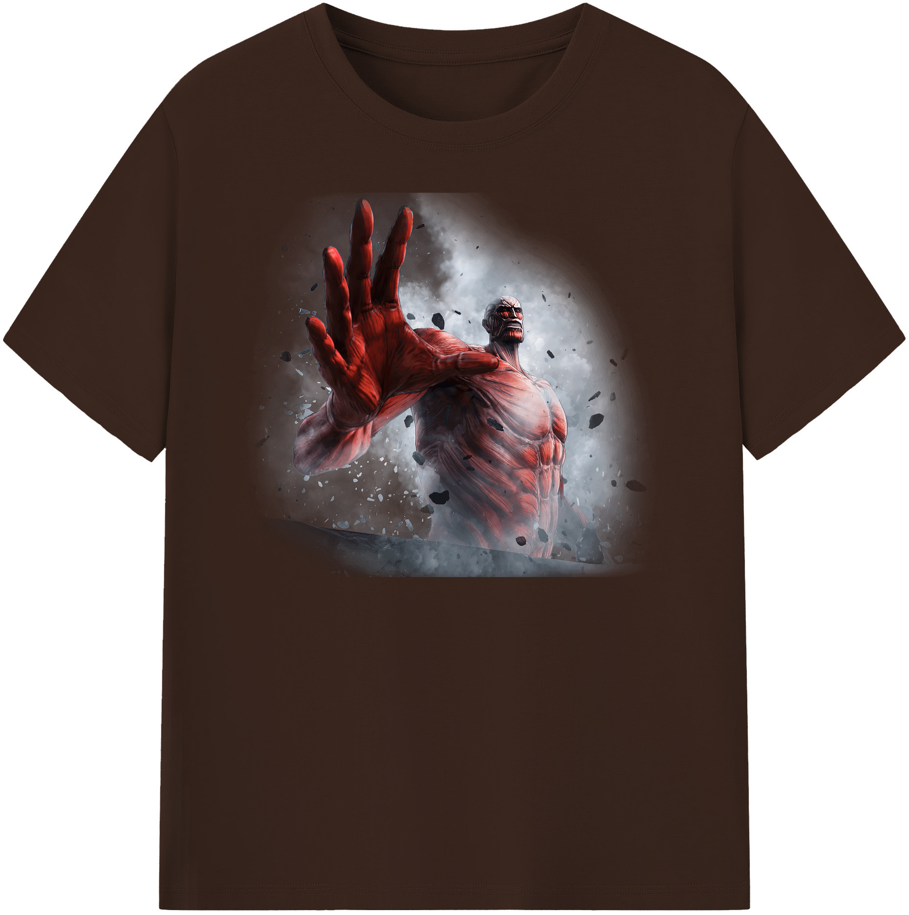 （画像用） 進撃の巨人 Attack on Titan 綿100％半袖Tシャツ（フロントプリント）