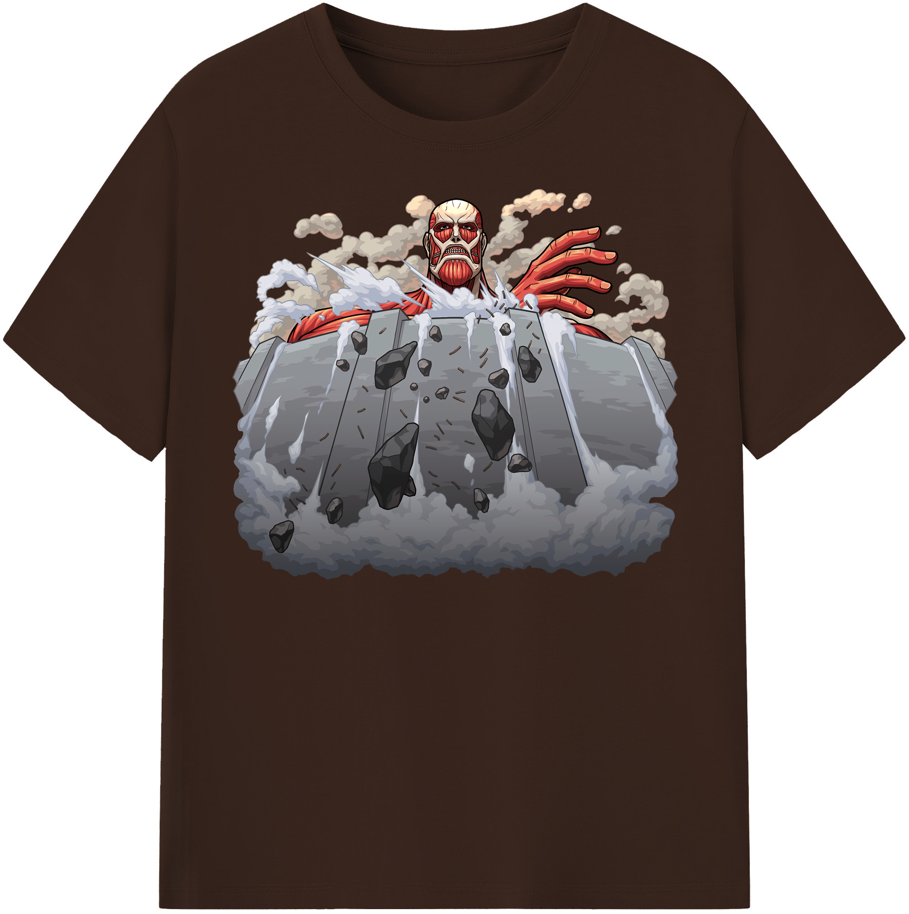 （画像用） 進撃の巨人 Attack on Titan 綿100％半袖Tシャツ（フロントプリント）