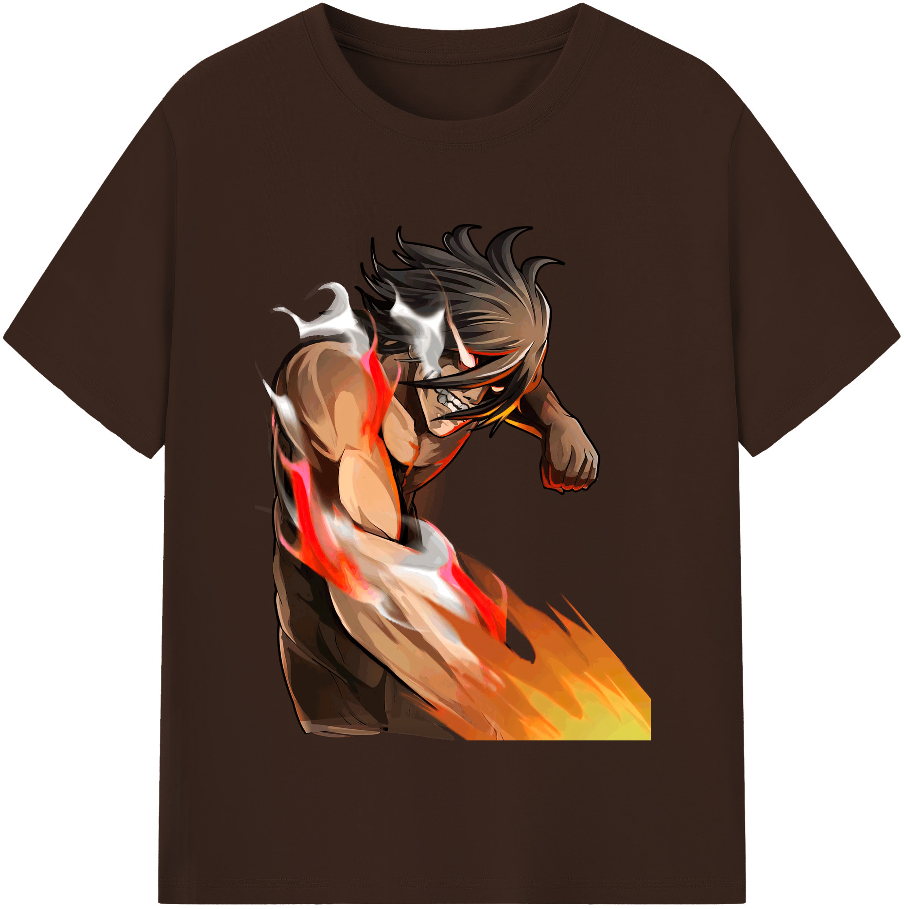 （画像用） 進撃の巨人 Attack on Titan 綿100％半袖Tシャツ（フロントプリント）