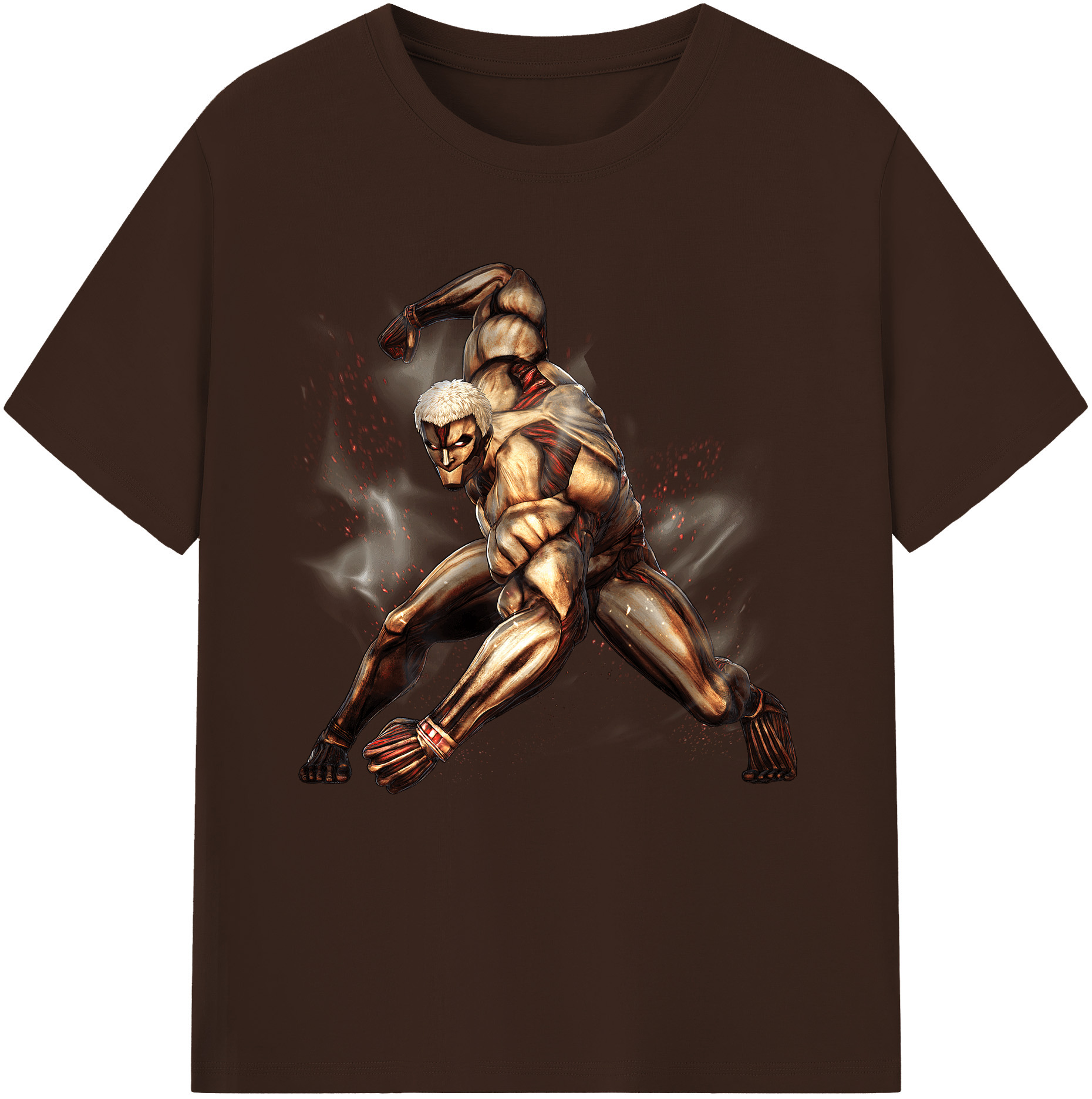 （画像用） 進撃の巨人 Attack on Titan 綿100％半袖Tシャツ（フロントプリント）