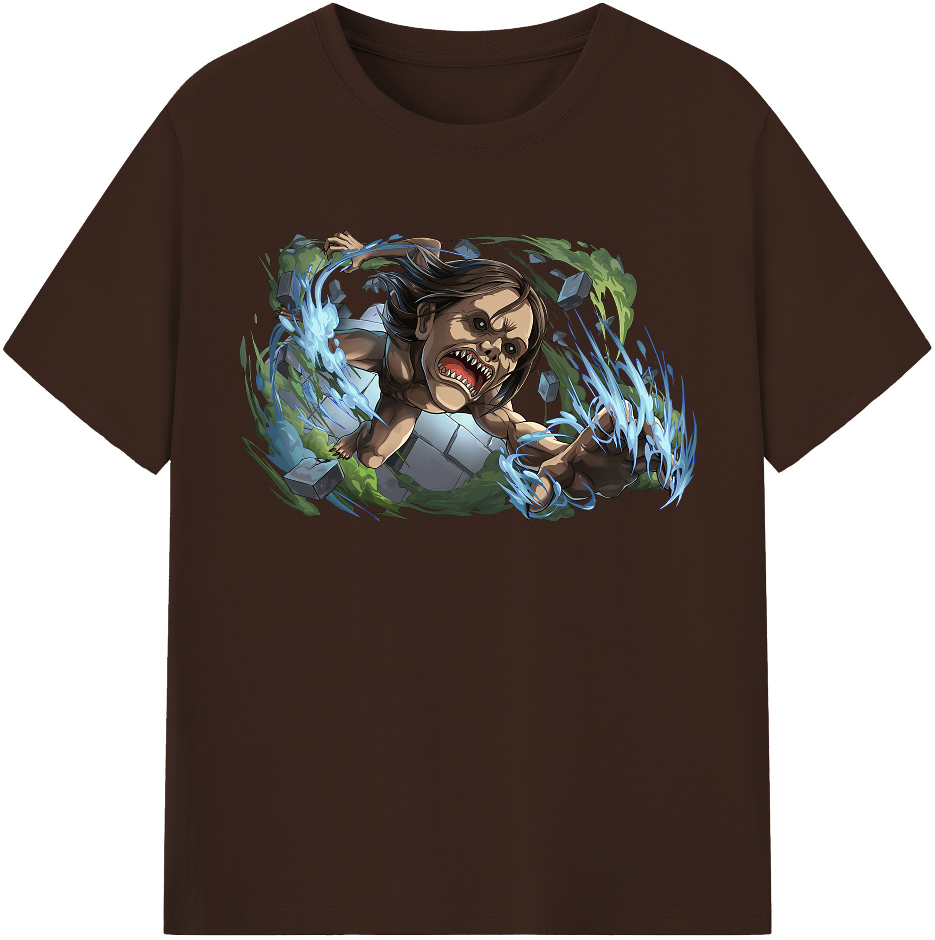 （画像用） 進撃の巨人 Attack on Titan 綿100％半袖Tシャツ（フロントプリント）