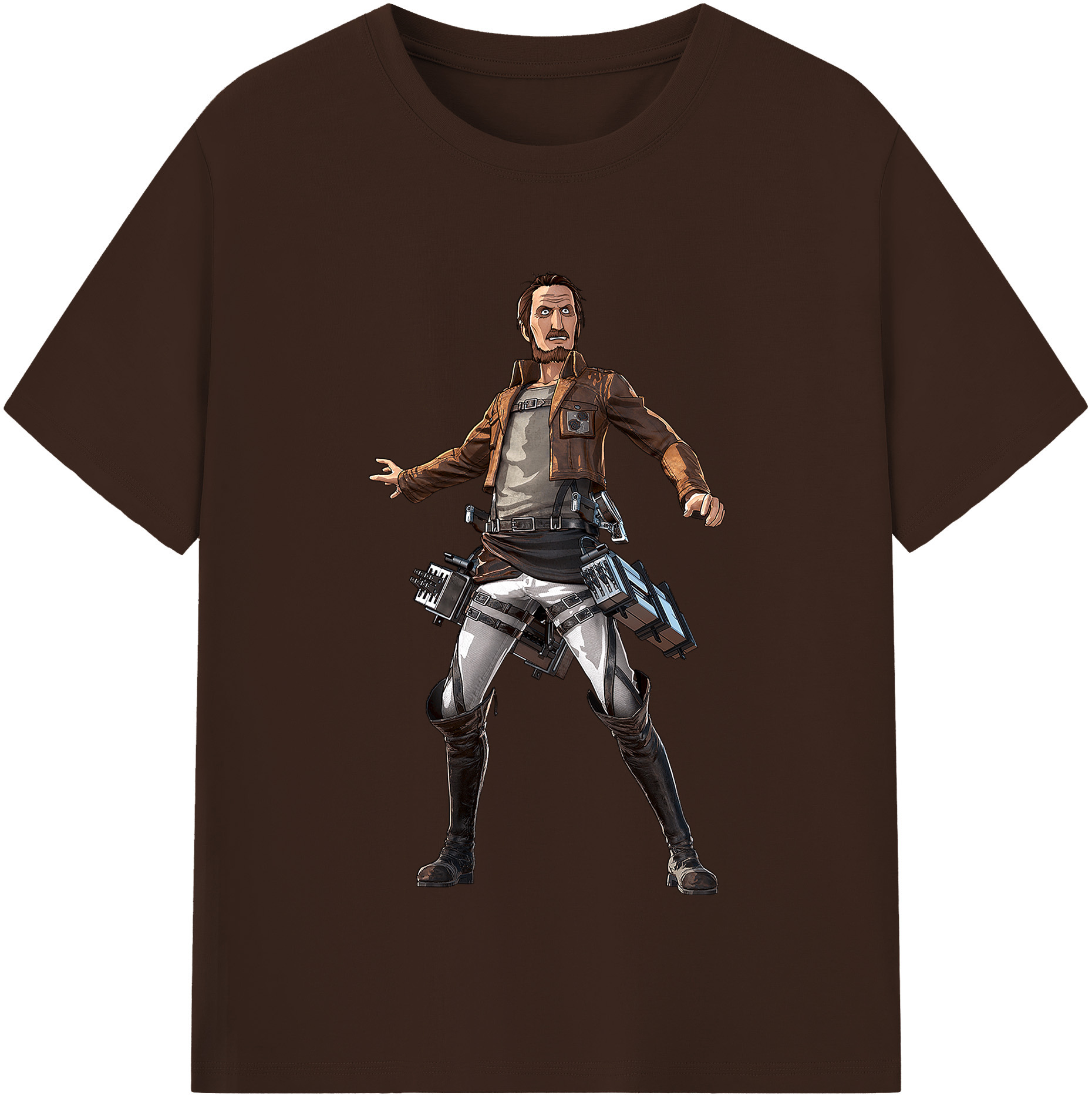 （画像用） 進撃の巨人 Attack on Titan 綿100％半袖Tシャツ（フロントプリント）