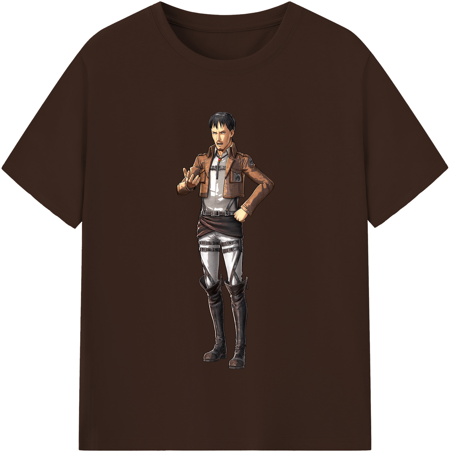 （画像用） 進撃の巨人 Attack on Titan 綿100％半袖Tシャツ（フロントプリント）