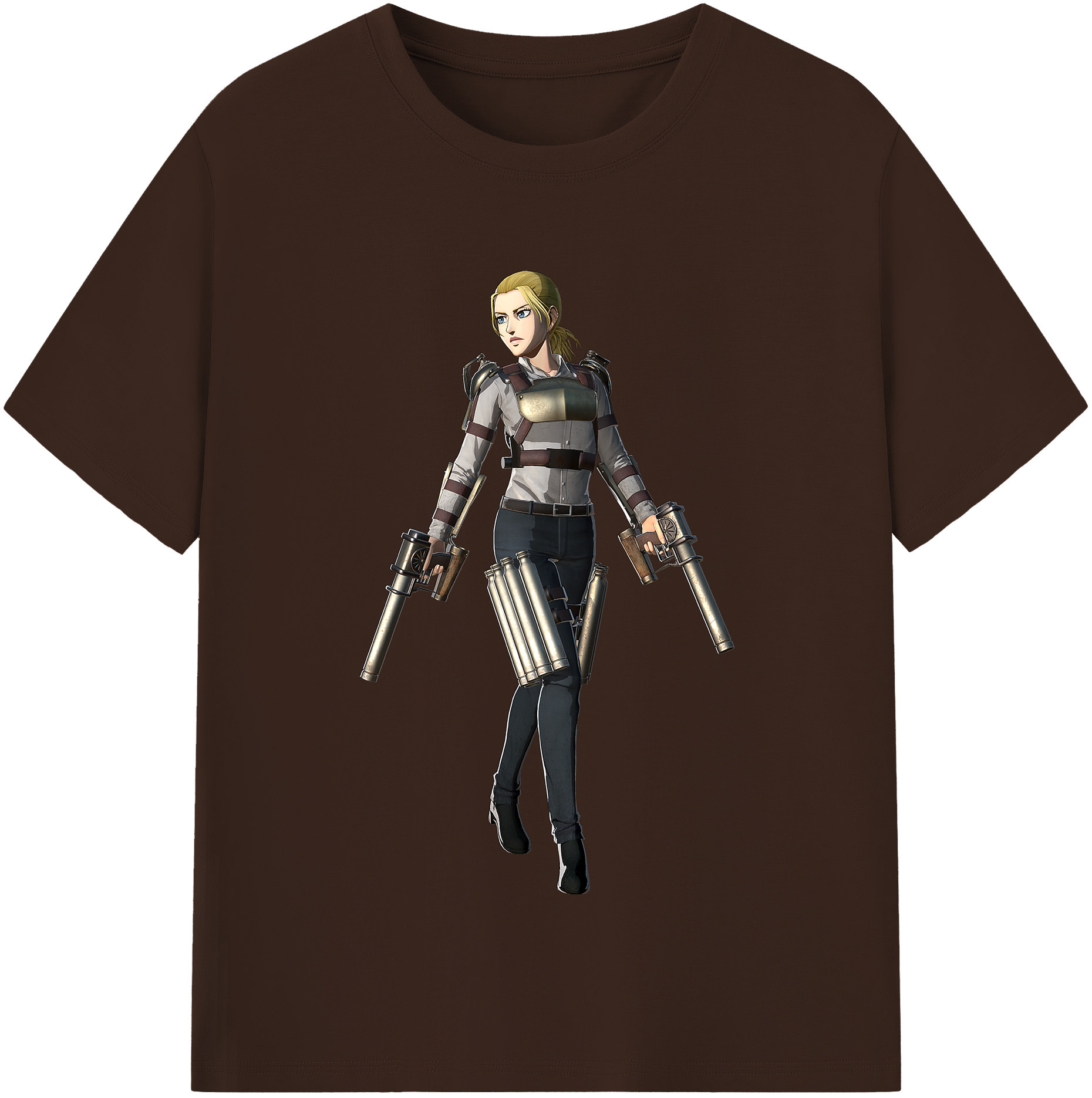 （画像用） 進撃の巨人 Attack on Titan 綿100％半袖Tシャツ（フロントプリント）