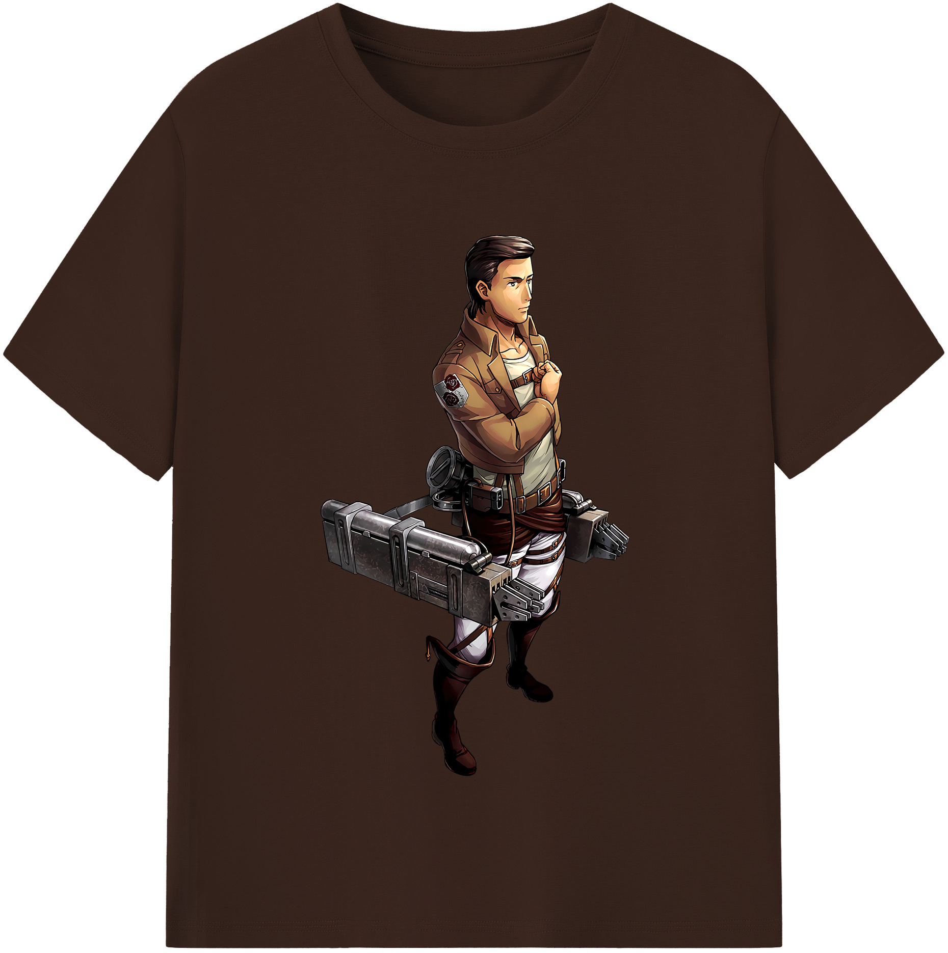 （画像用） 進撃の巨人 Attack on Titan 綿100％半袖Tシャツ（フロントプリント）