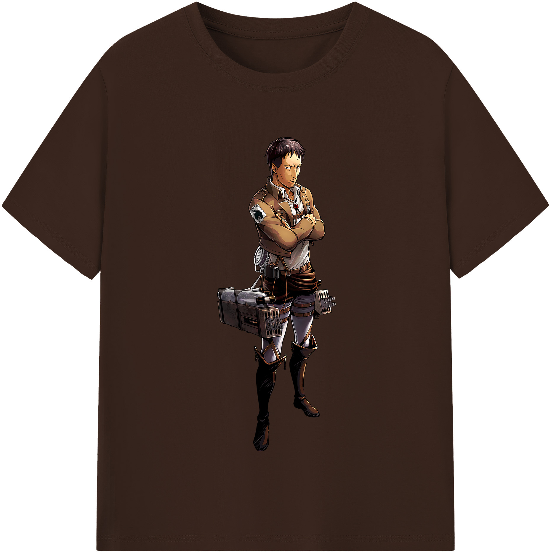 （画像用） 進撃の巨人 Attack on Titan 綿100％半袖Tシャツ（フロントプリント）