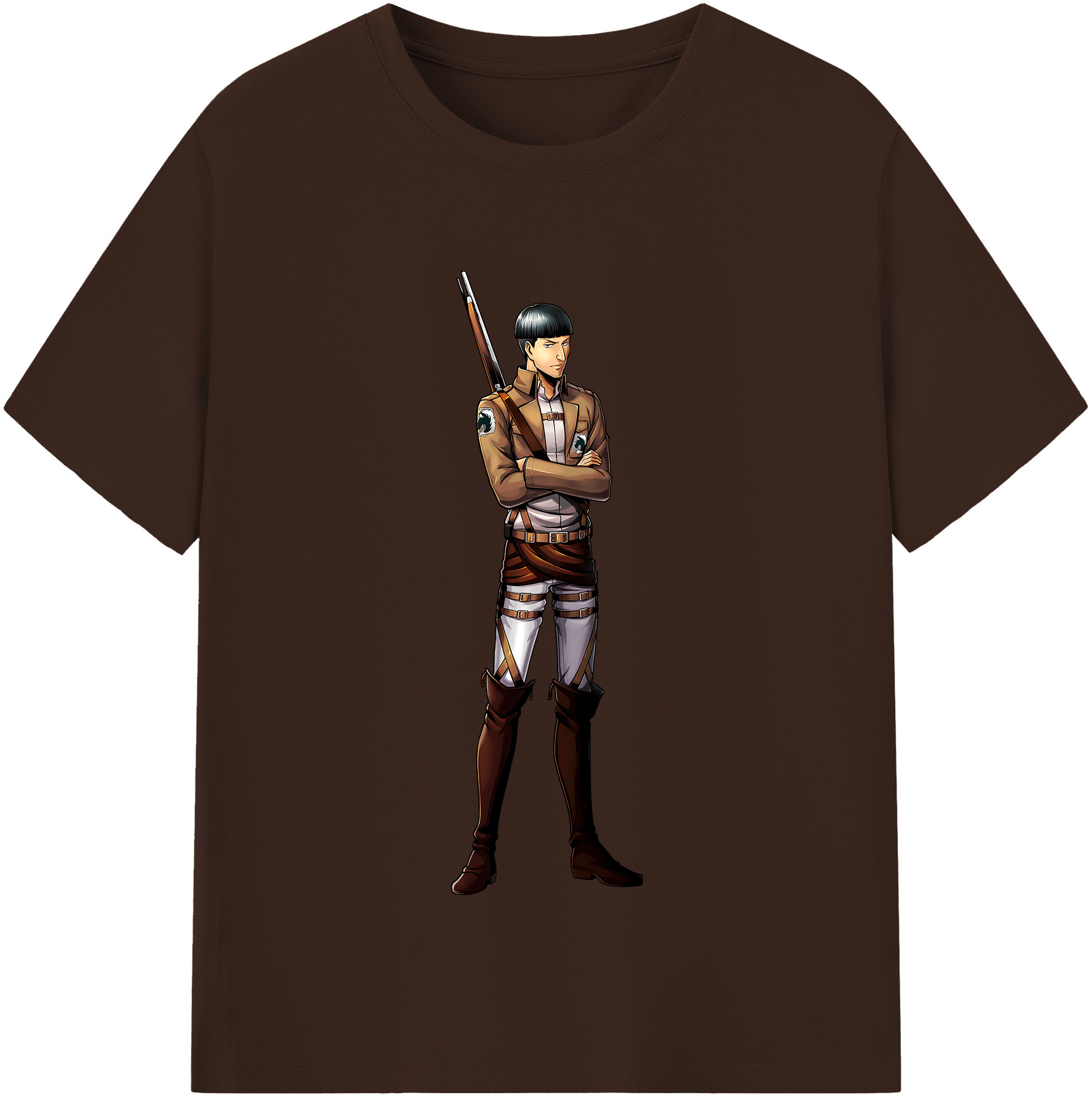 （画像用） 進撃の巨人 Attack on Titan 綿100％半袖Tシャツ（フロントプリント）