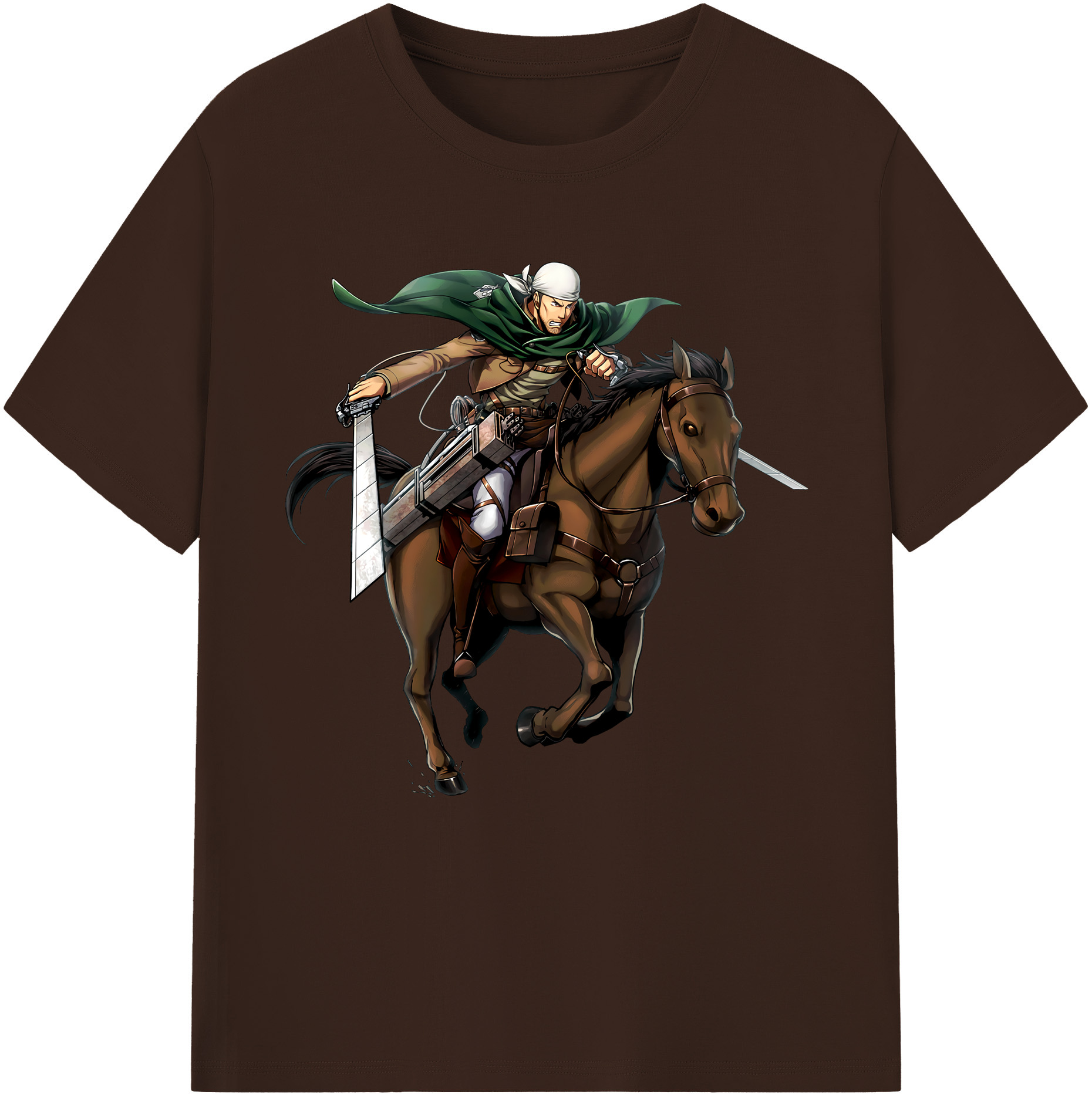 （画像用） 進撃の巨人 Attack on Titan 綿100％半袖Tシャツ（フロントプリント）