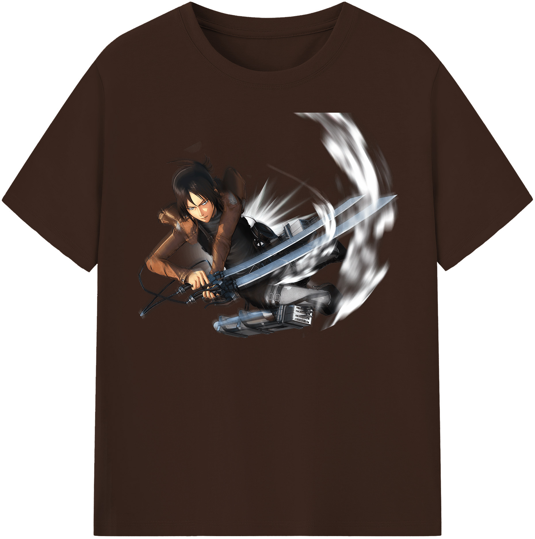 （画像用） 進撃の巨人 Attack on Titan 綿100％半袖Tシャツ（フロントプリント）