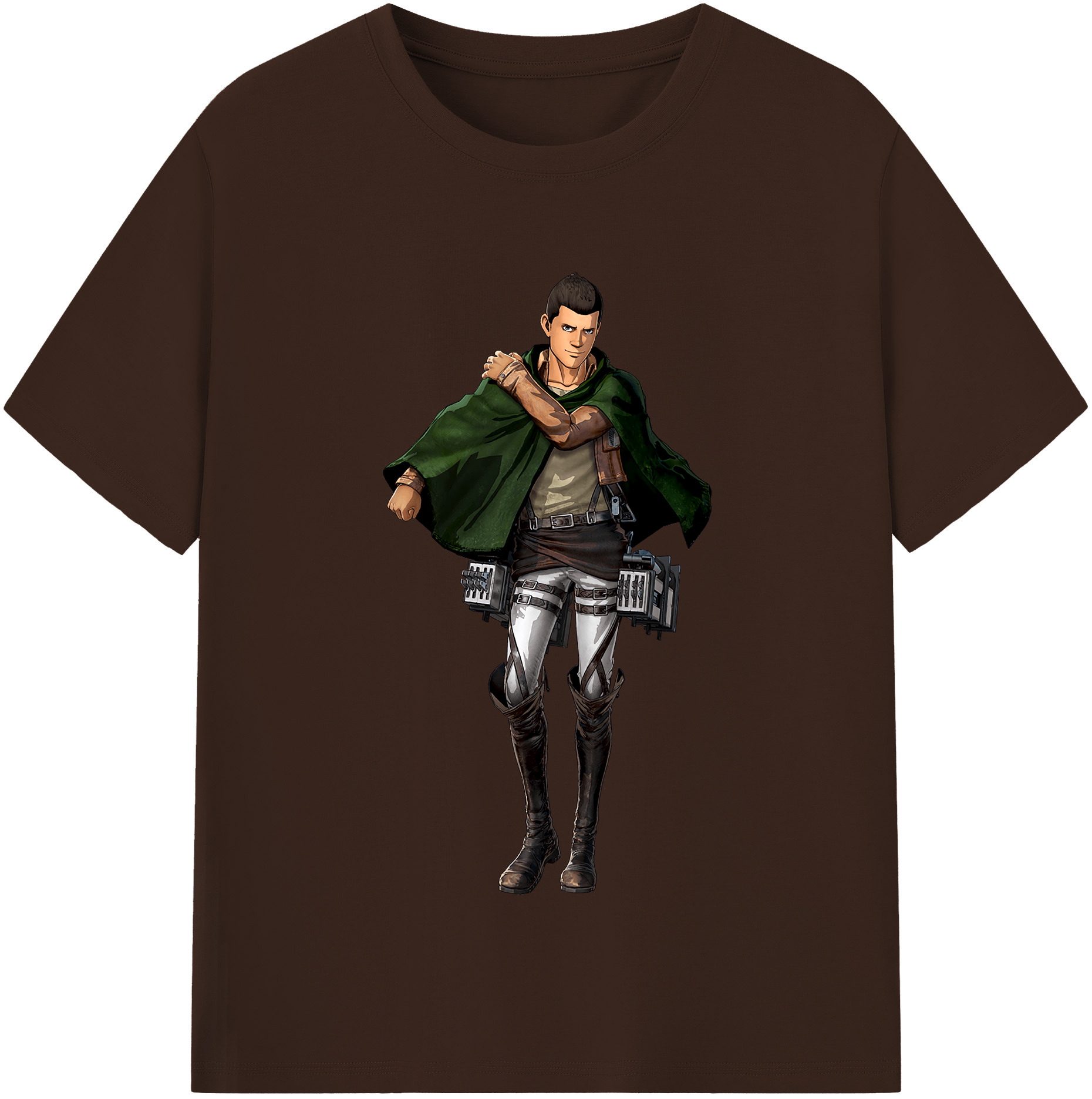 （画像用） 進撃の巨人 Attack on Titan 綿100％半袖Tシャツ（フロントプリント）