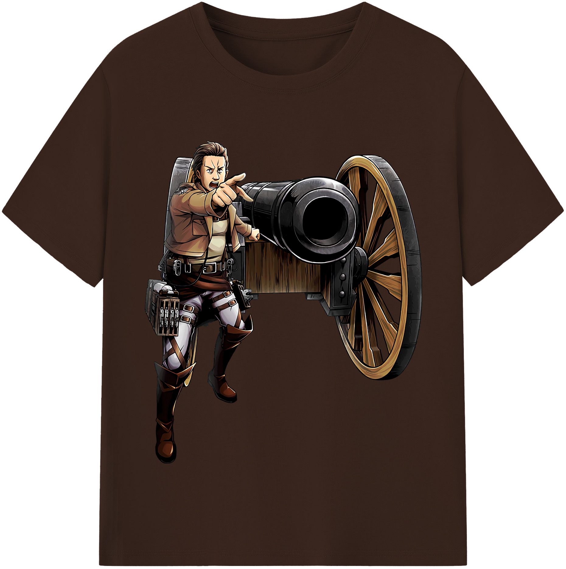 （画像用） 進撃の巨人 Attack on Titan 綿100％半袖Tシャツ（フロントプリント）