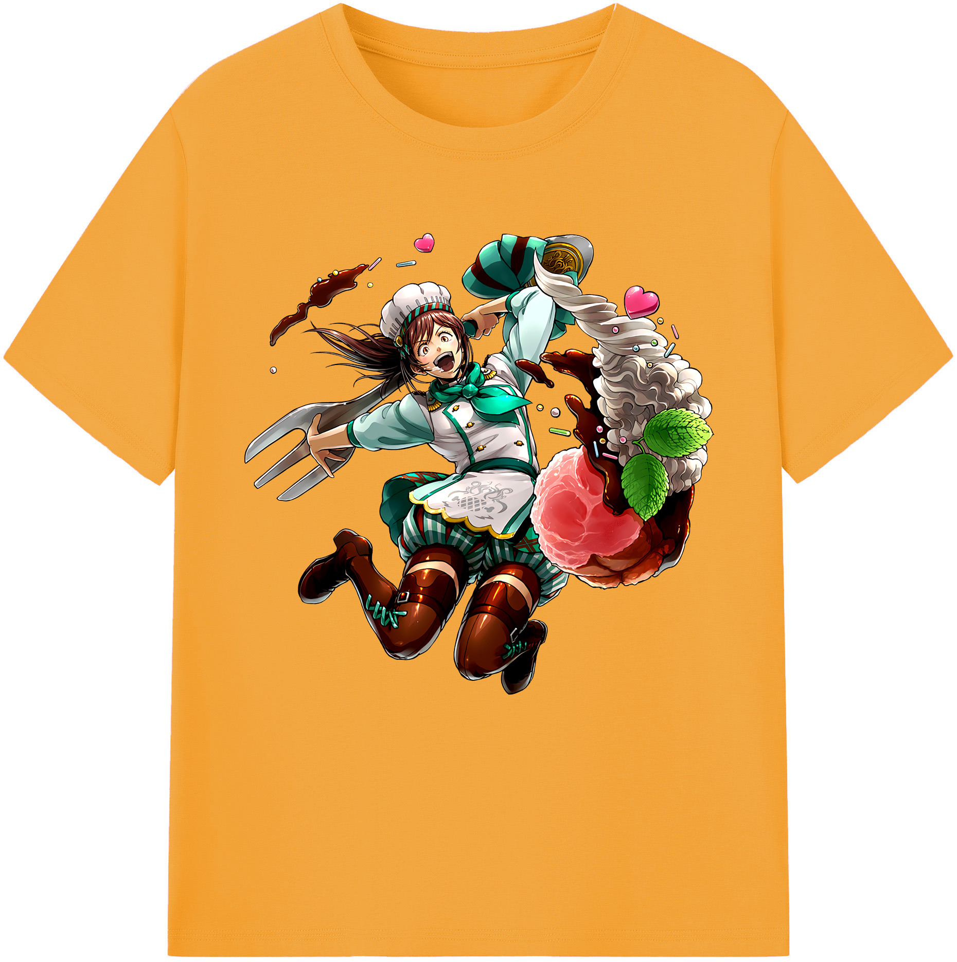 （画像用） 進撃の巨人 サシャ·ブラウス Attack on Titan Sasha Blaus 綿100％半袖Tシャツ（フロントプリント）