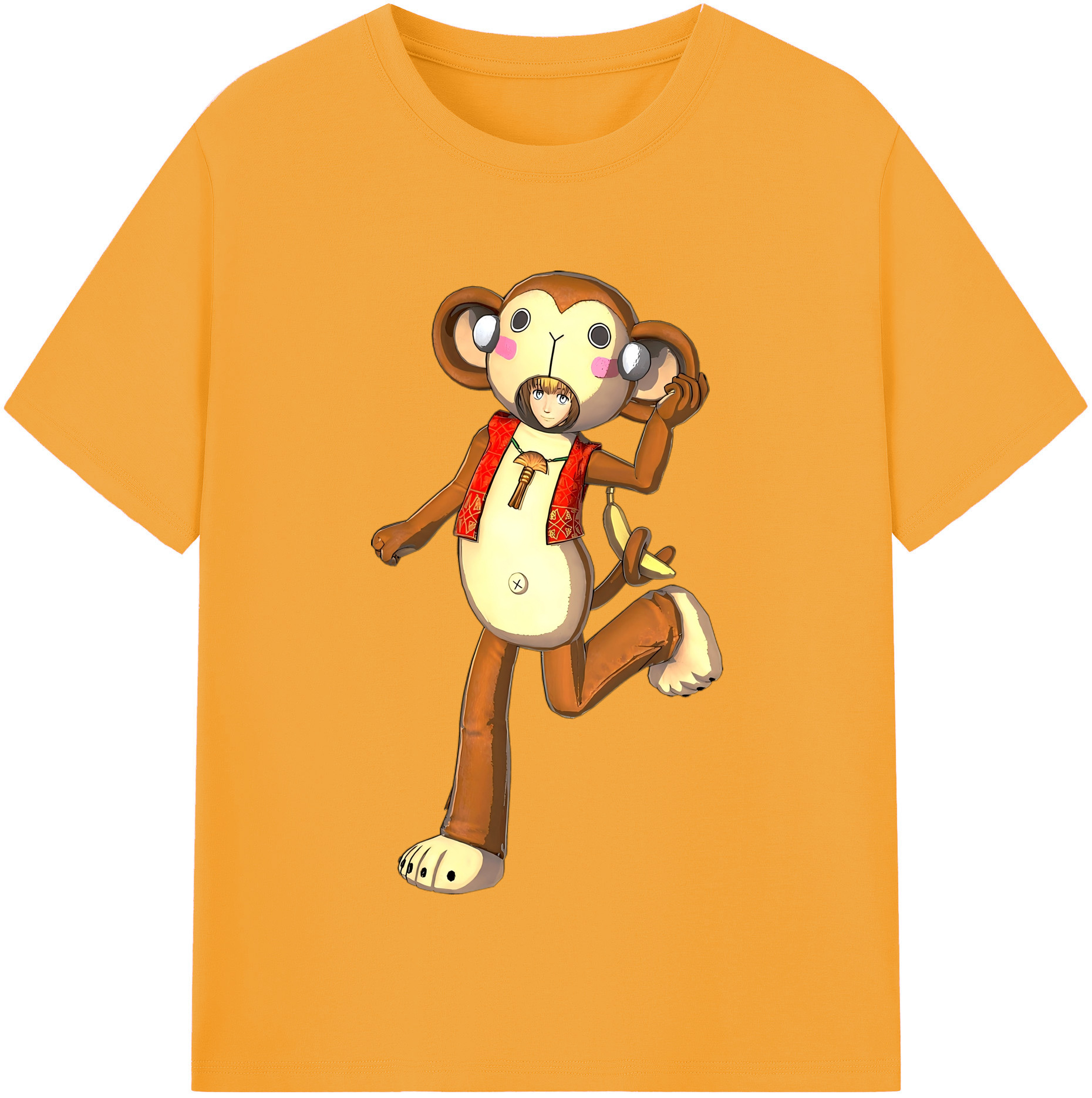 （画像用） 進撃の巨人 アルミン·アルレルト Attack on Titan Armin Arlert 綿100％半袖Tシャツ（フロントプリント）