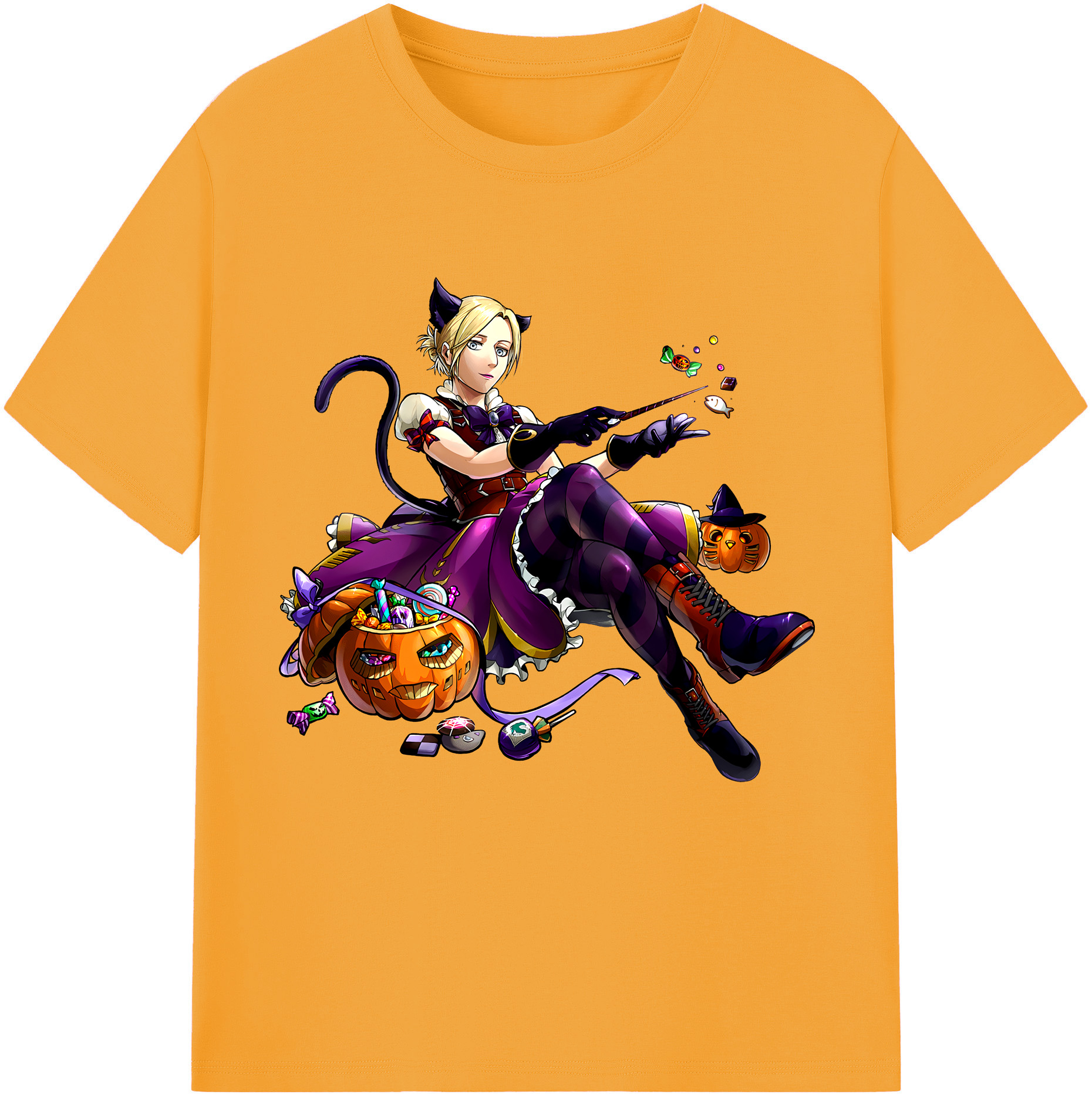 （画像用） 進撃の巨人 アニ・レオンハート Attack on Titan Annie Leonhart 綿100％半袖Tシャツ（フロントプリント）