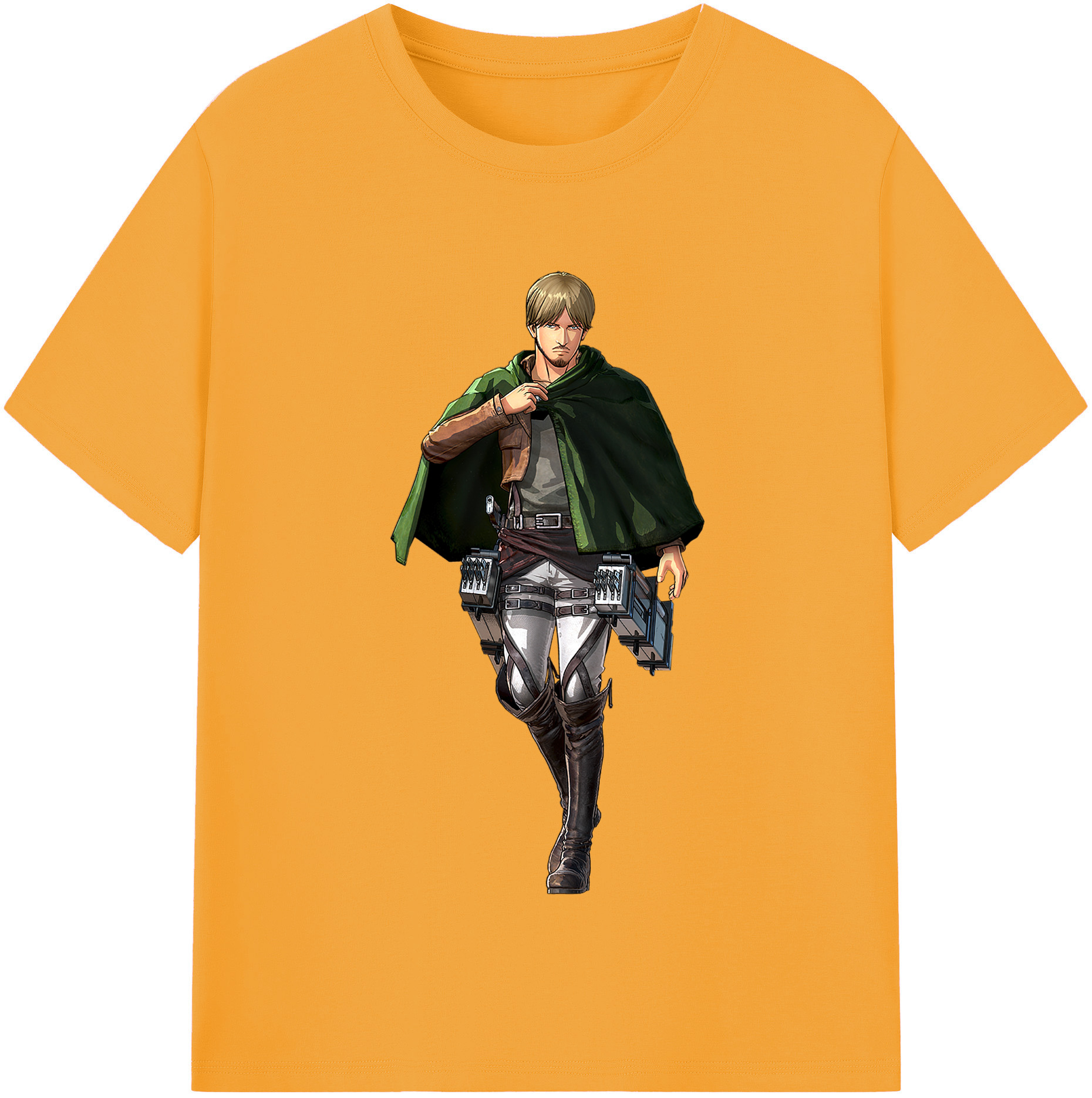 （画像用） 進撃の巨人 ミケ·ザカリアス Attack on Titan Mike Zakarius 綿100％半袖Tシャツ（フロントプリント）
