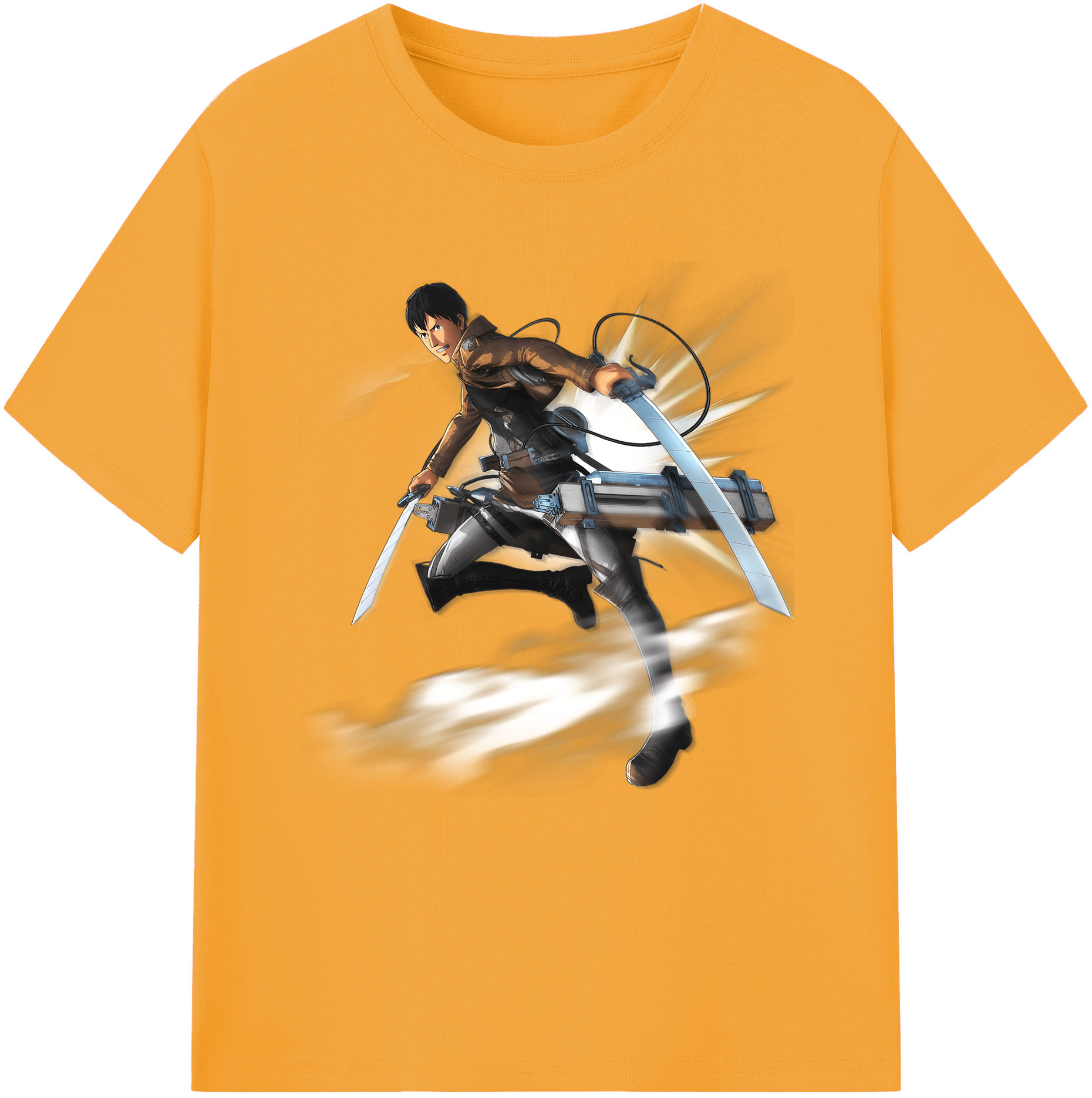 （画像用） 進撃の巨人 ベルトルト・フーバー Attack on Titan Bertholdt Hoover 綿100％半袖Tシャツ（フロントプリント）