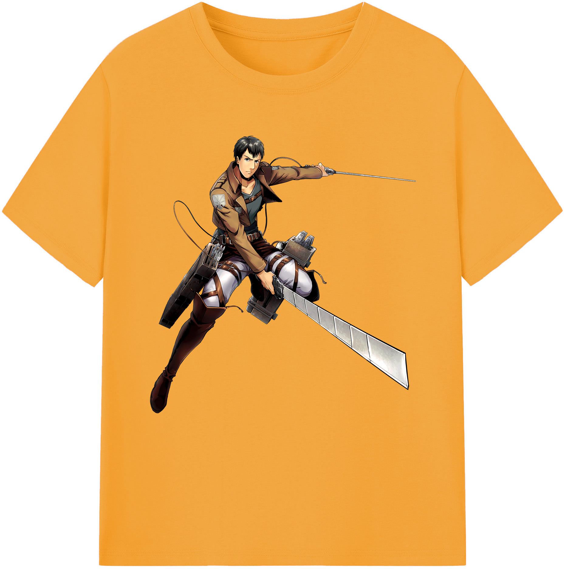 （画像用） 進撃の巨人 ベルトルト・フーバー Attack on Titan Bertholdt Hoover 綿100％半袖Tシャツ（フロントプリント）