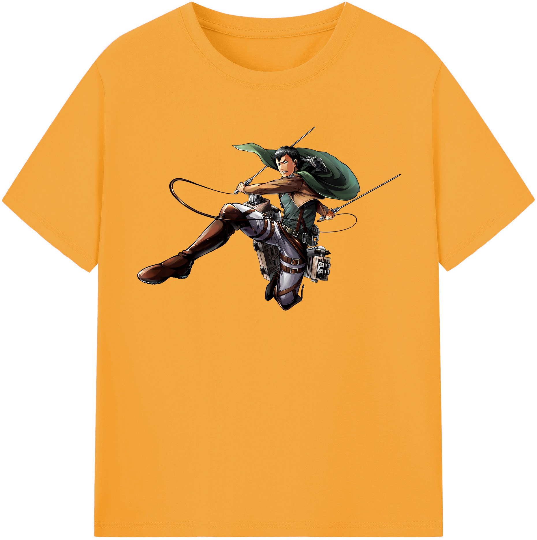 （画像用） 進撃の巨人 ベルトルト・フーバー Attack on Titan Bertholdt Hoover 綿100％半袖Tシャツ（フロントプリント）