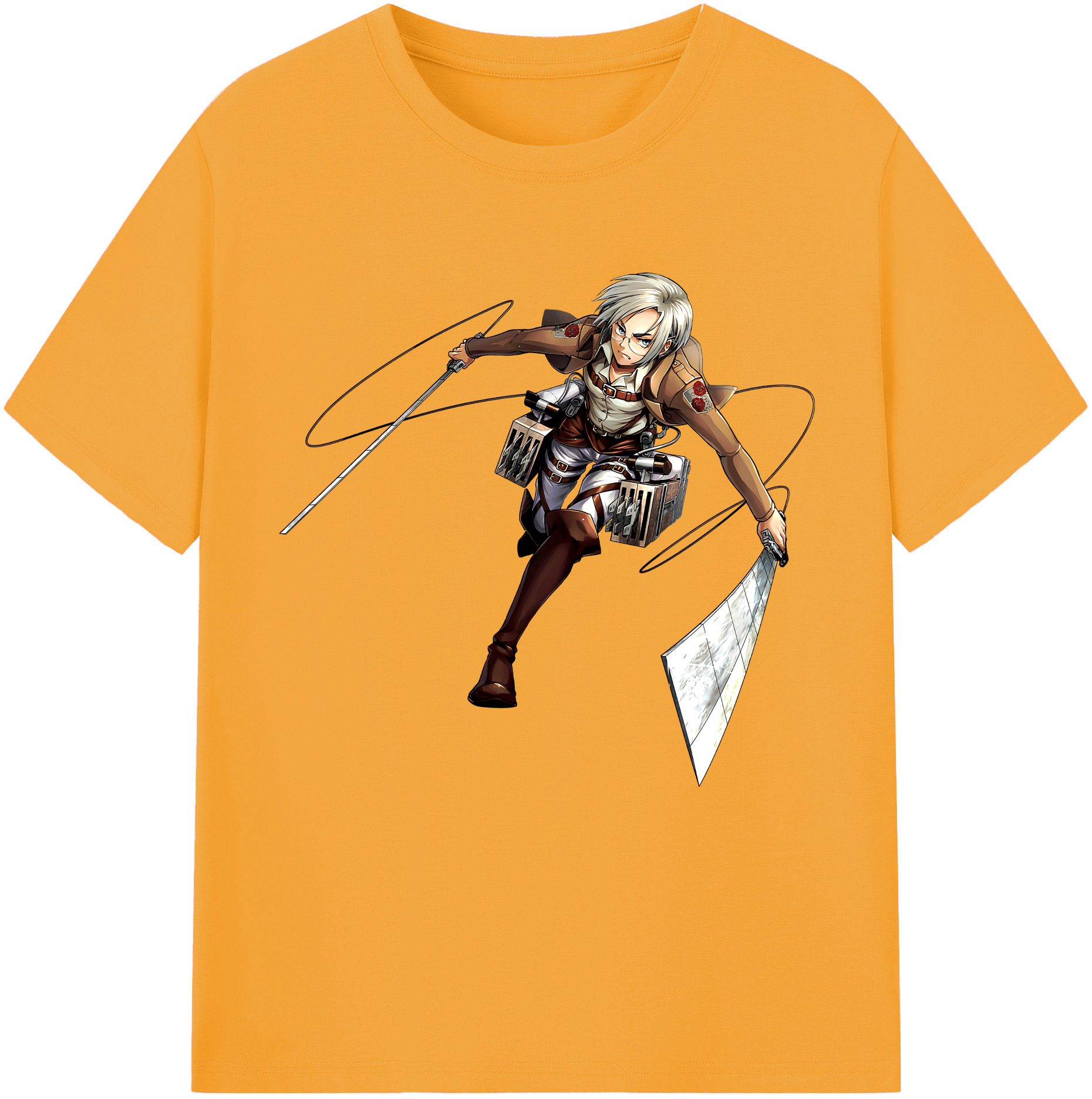 （画像用）  綿100％半袖Tシャツ（フロントプリント）