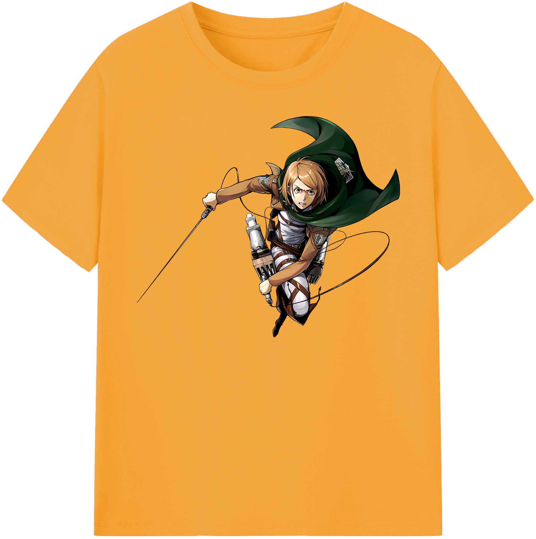 （画像用） 進撃の巨人 ペトラ·ラル Attack on Titan Petra Rall 綿100％半袖Tシャツ（フロントプリント）