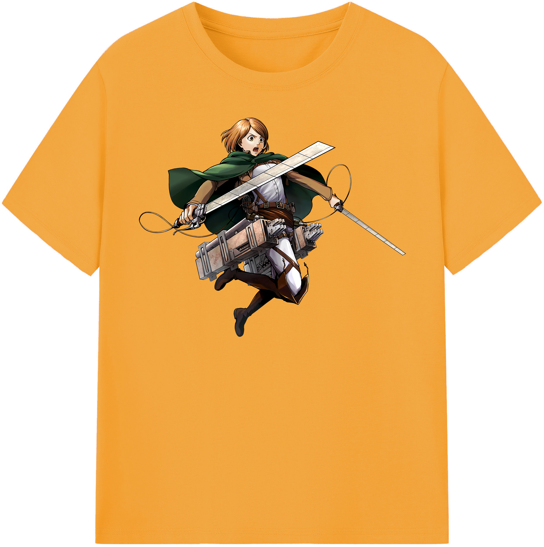 （画像用） 進撃の巨人 ペトラ·ラル Attack on Titan Petra Rall 綿100％半袖Tシャツ（フロントプリント）