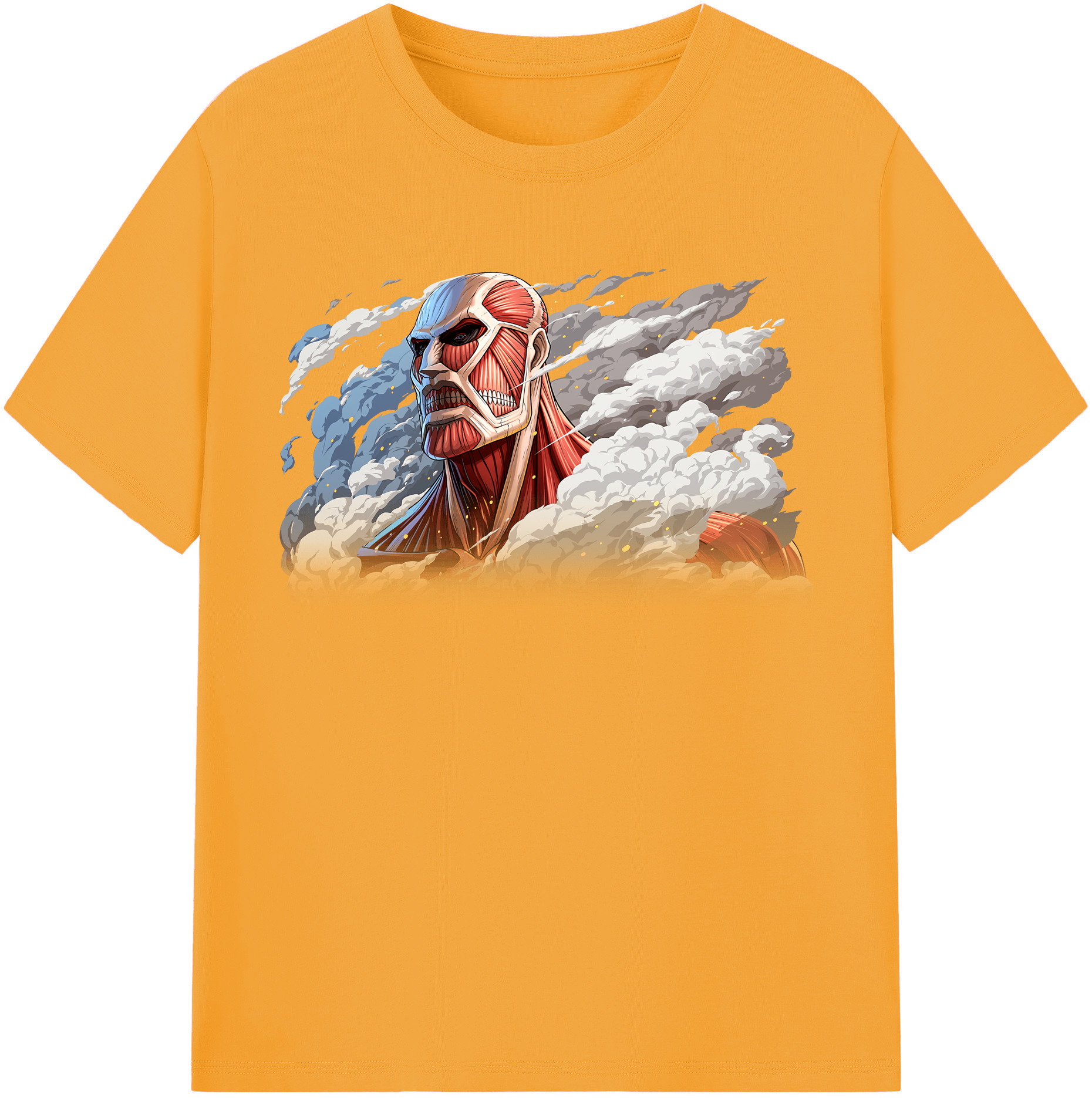 （画像用） 進撃の巨人 Attack on Titan 綿100％半袖Tシャツ（フロントプリント）