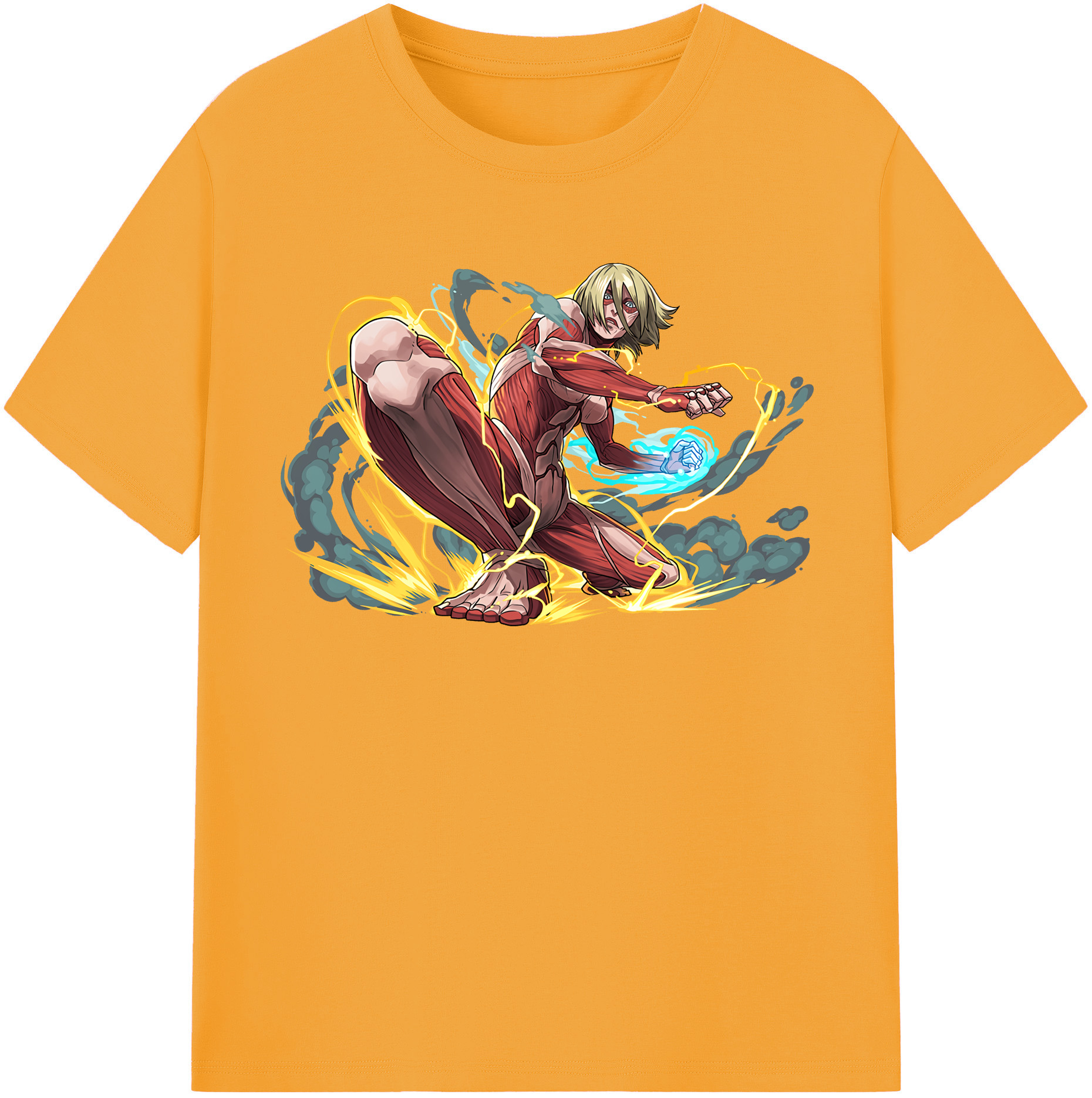 （画像用） 進撃の巨人 Attack on Titan 綿100％半袖Tシャツ（フロントプリント）