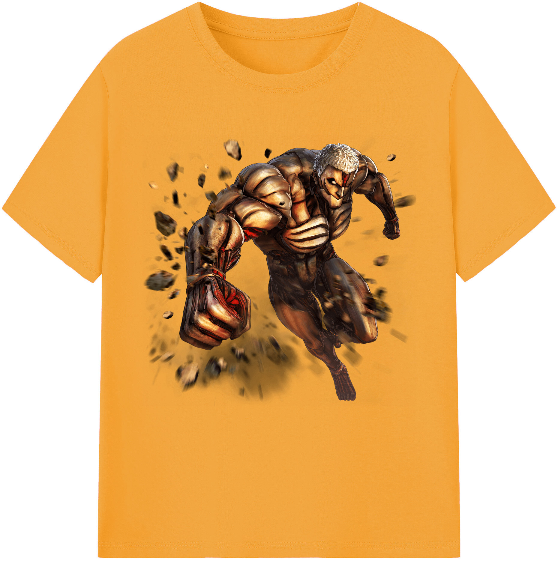 （画像用） 進撃の巨人 Attack on Titan 綿100％半袖Tシャツ（フロントプリント）