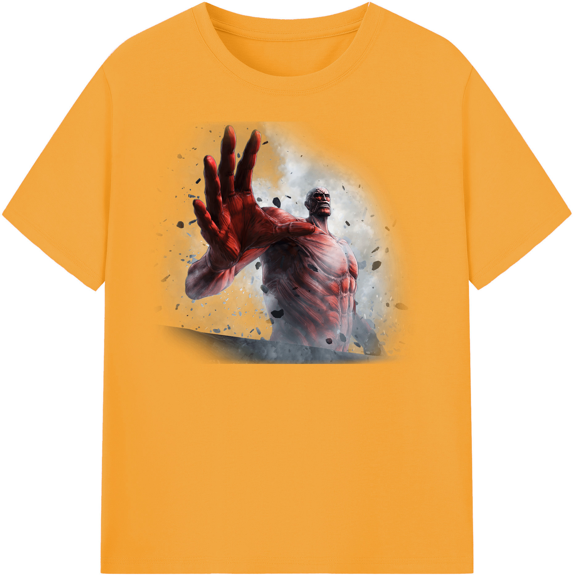 （画像用） 進撃の巨人 Attack on Titan 綿100％半袖Tシャツ（フロントプリント）