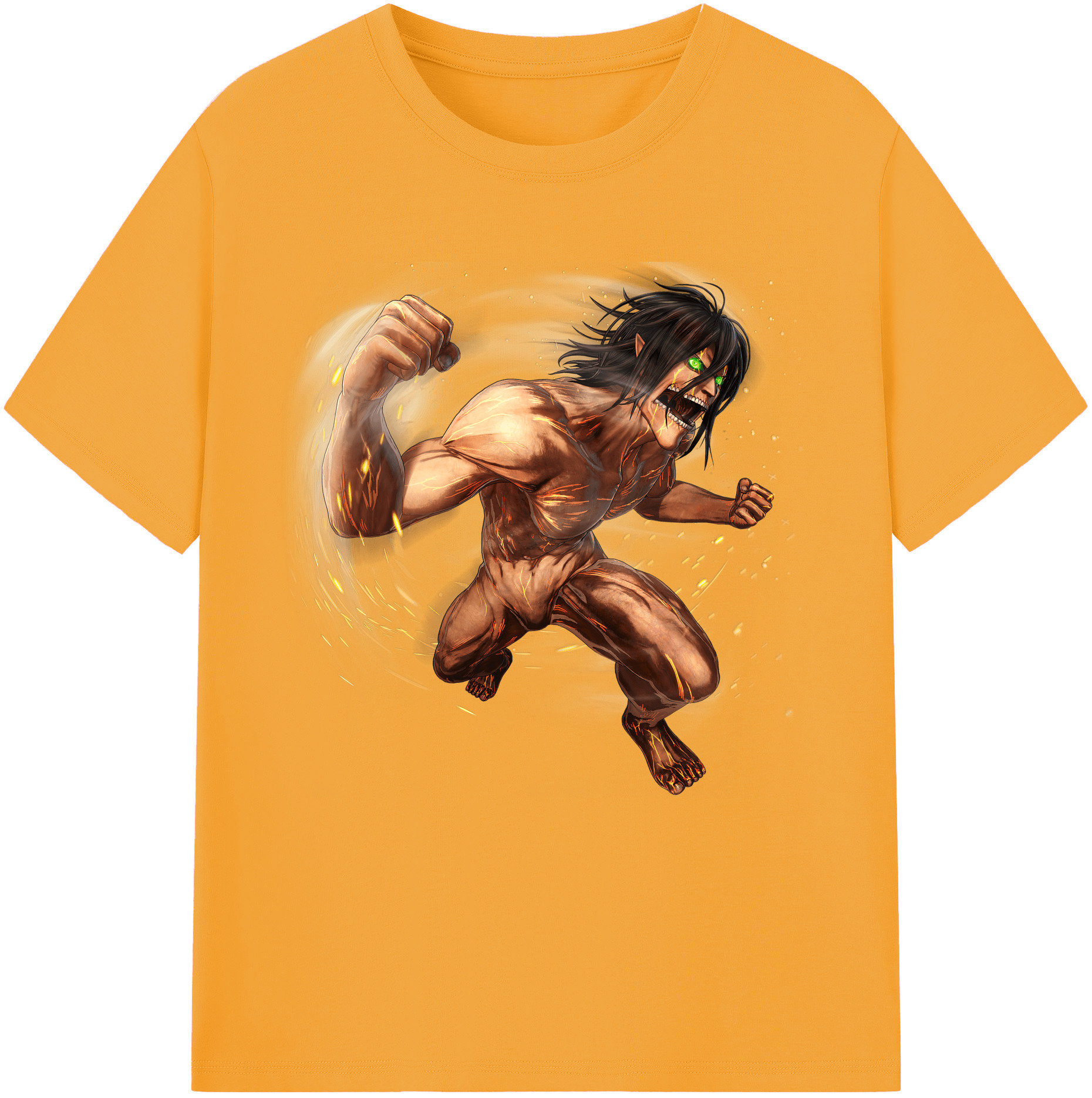 （画像用） 進撃の巨人 Attack on Titan 綿100％半袖Tシャツ（フロントプリント）