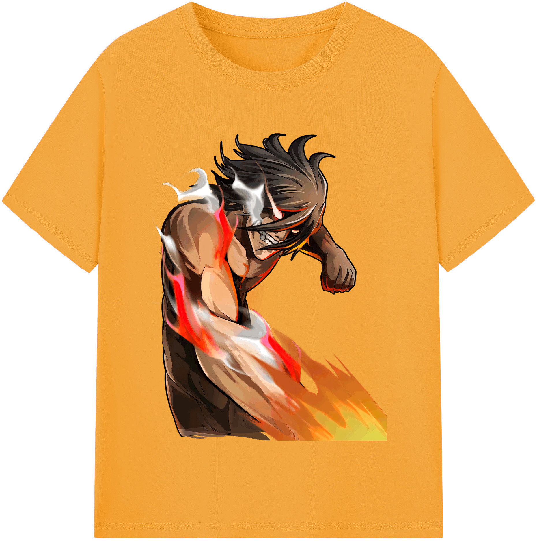 （画像用） 進撃の巨人 Attack on Titan 綿100％半袖Tシャツ（フロントプリント）