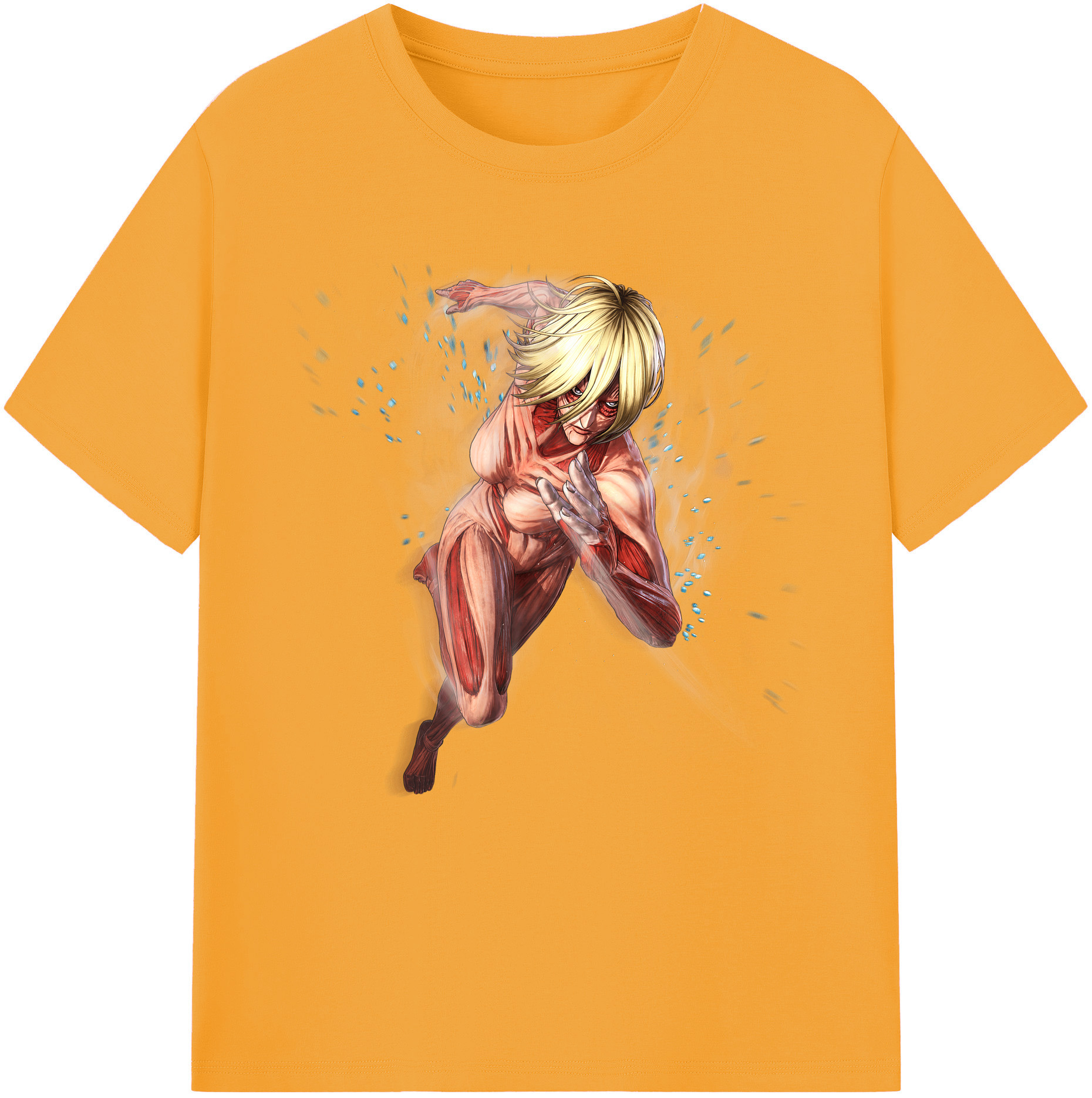 （画像用） 進撃の巨人 Attack on Titan 綿100％半袖Tシャツ（フロントプリント）