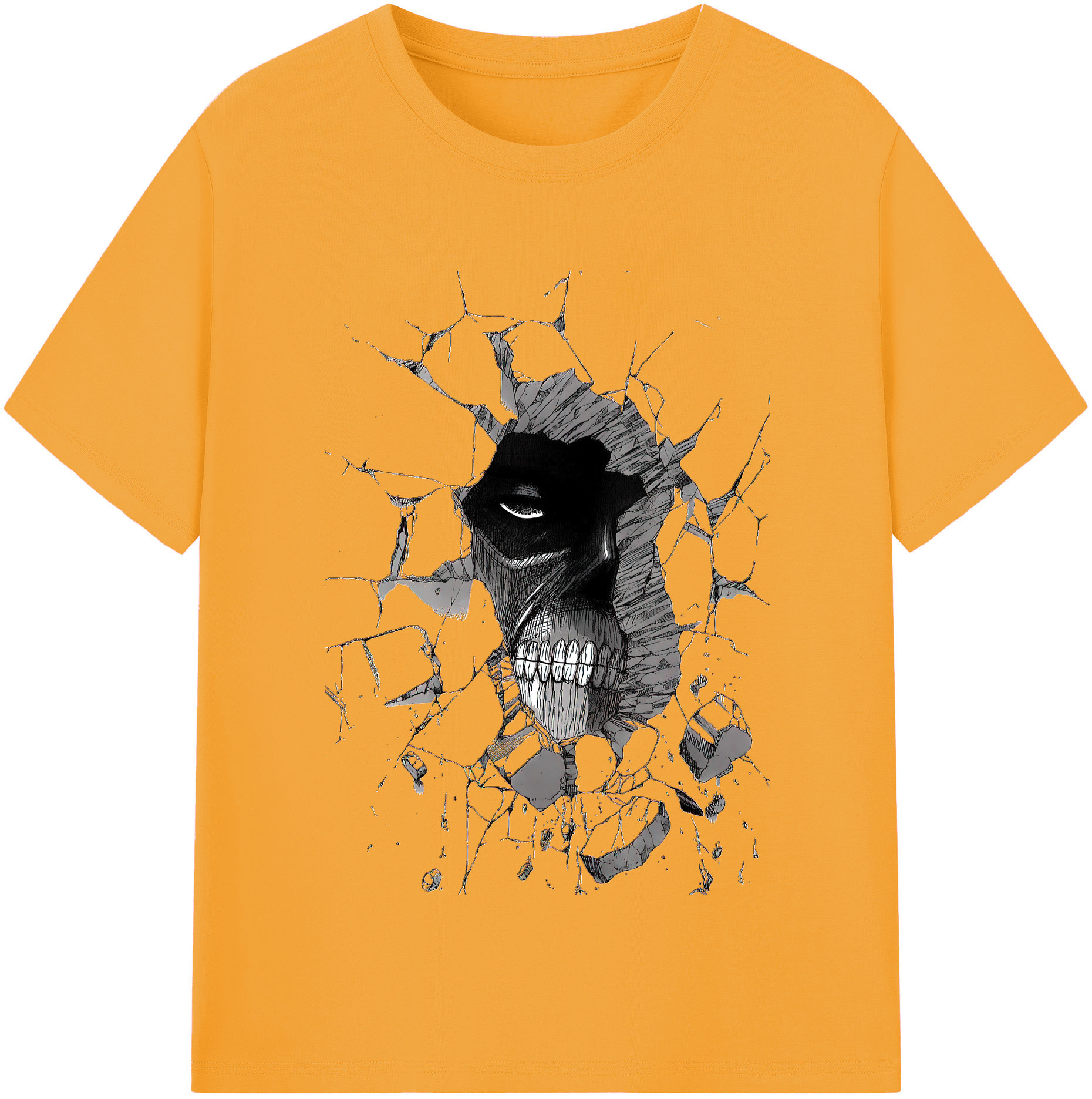 （画像用） 進撃の巨人 Attack on Titan 綿100％半袖Tシャツ（フロントプリント）