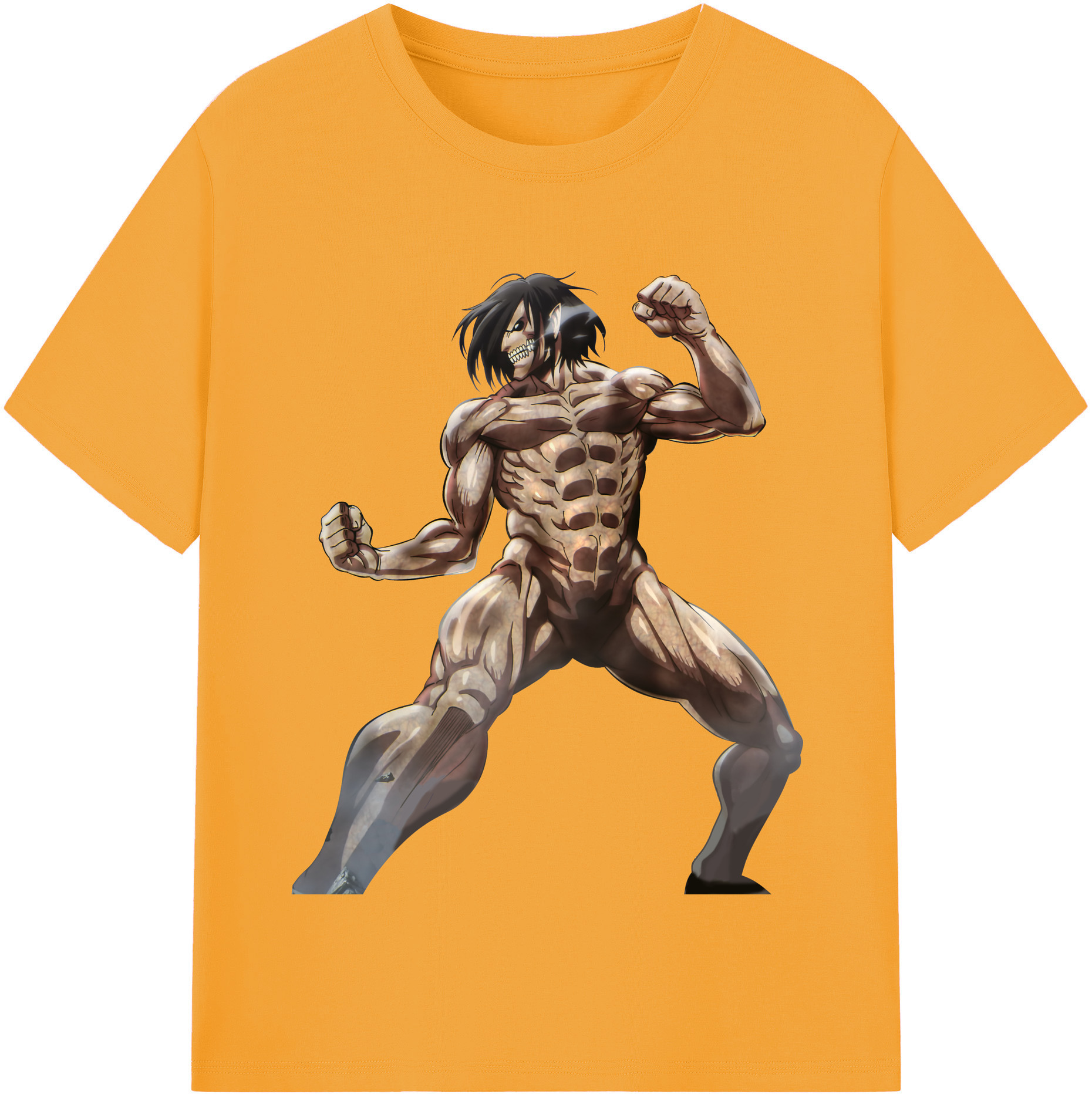（画像用） 進撃の巨人 Attack on Titan 綿100％半袖Tシャツ（フロントプリント）