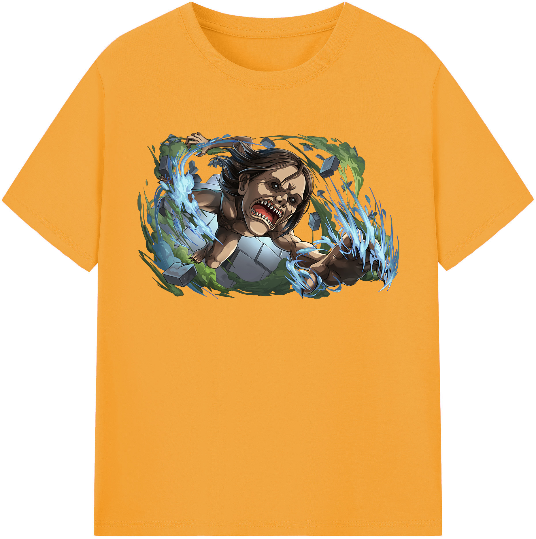 （画像用） 進撃の巨人 Attack on Titan 綿100％半袖Tシャツ（フロントプリント）