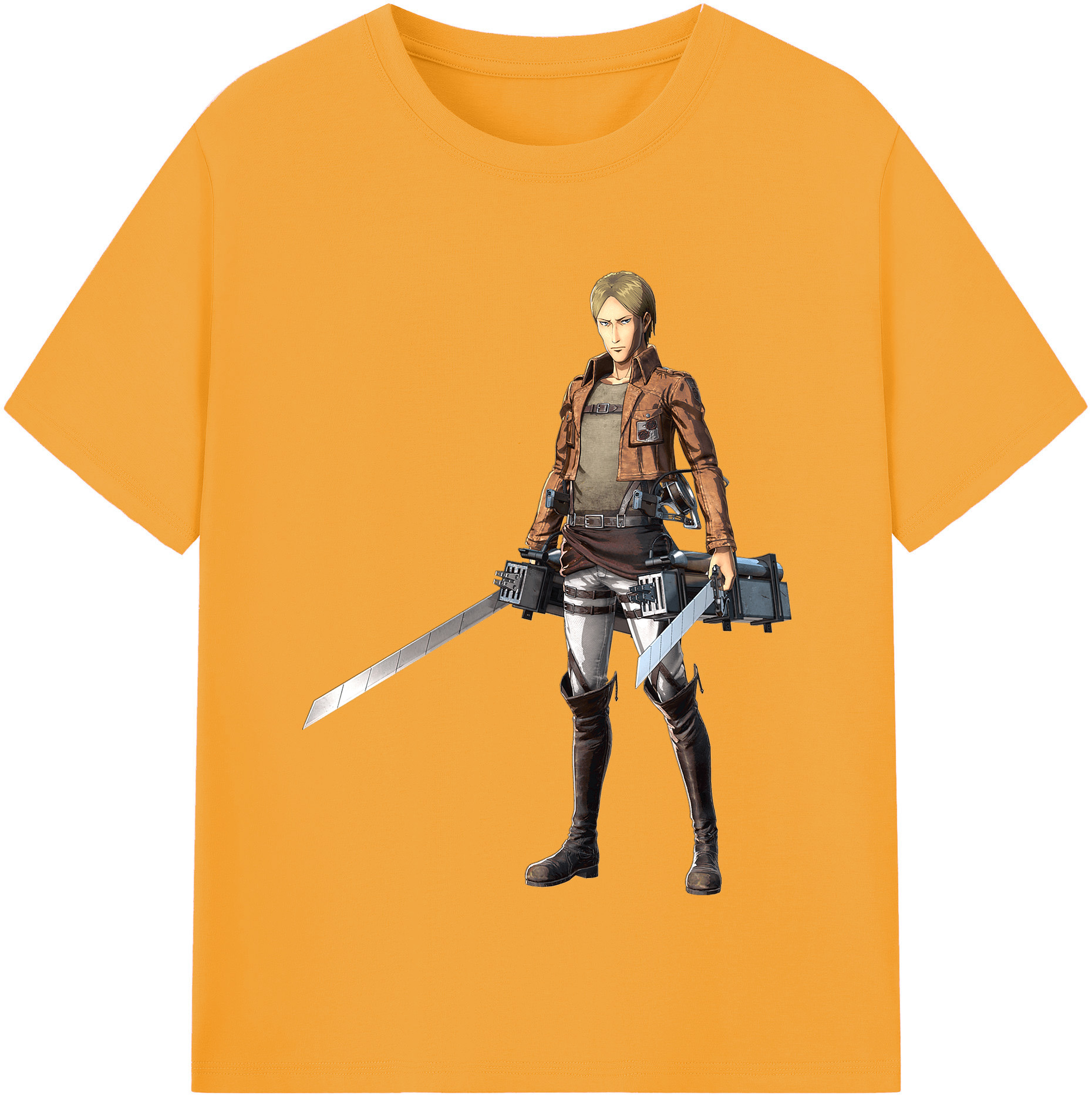 （画像用） 進撃の巨人 Attack on Titan 綿100％半袖Tシャツ（フロントプリント）